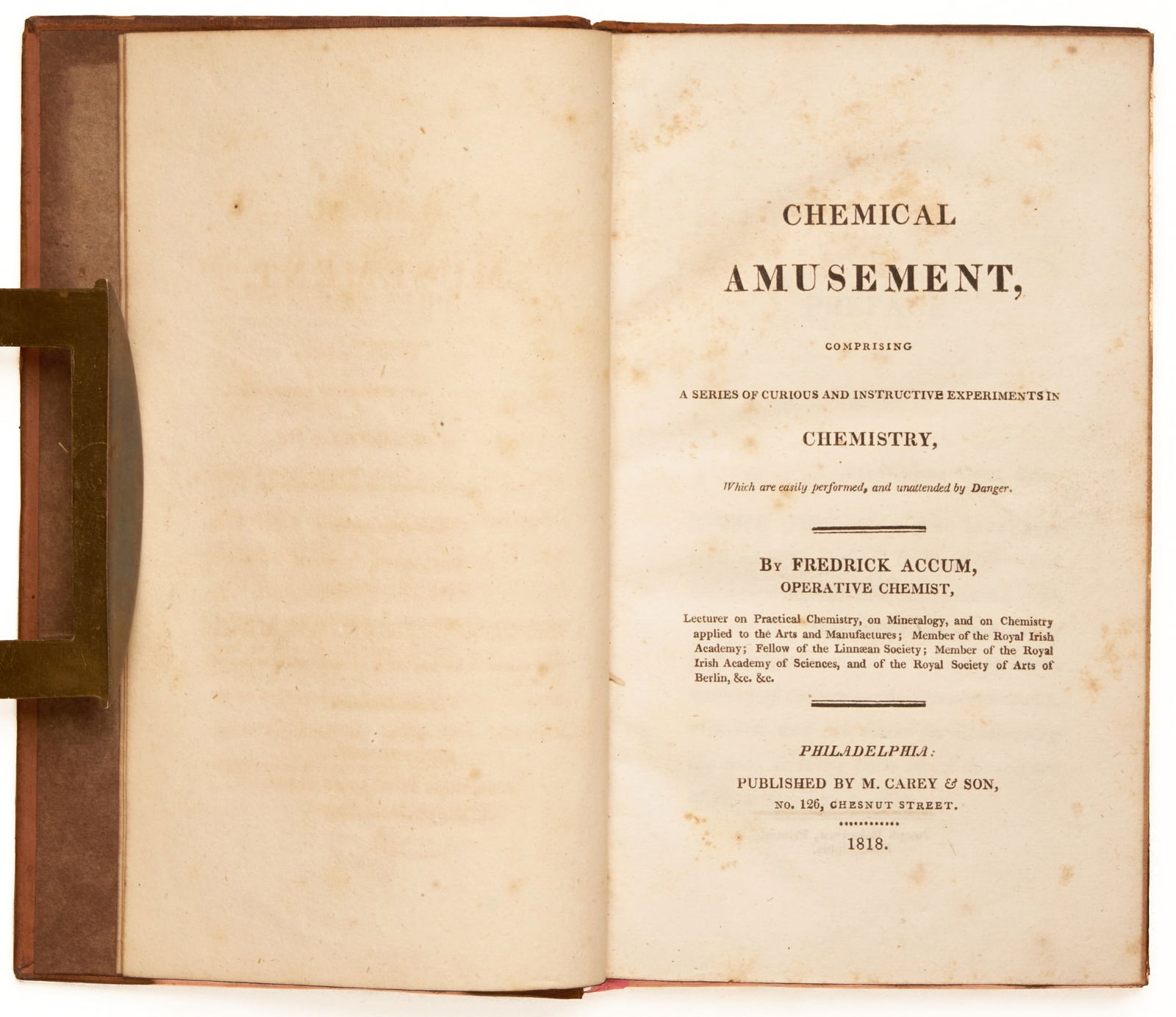 ACCUM, Frederick (Friedrich) (1 of 8)