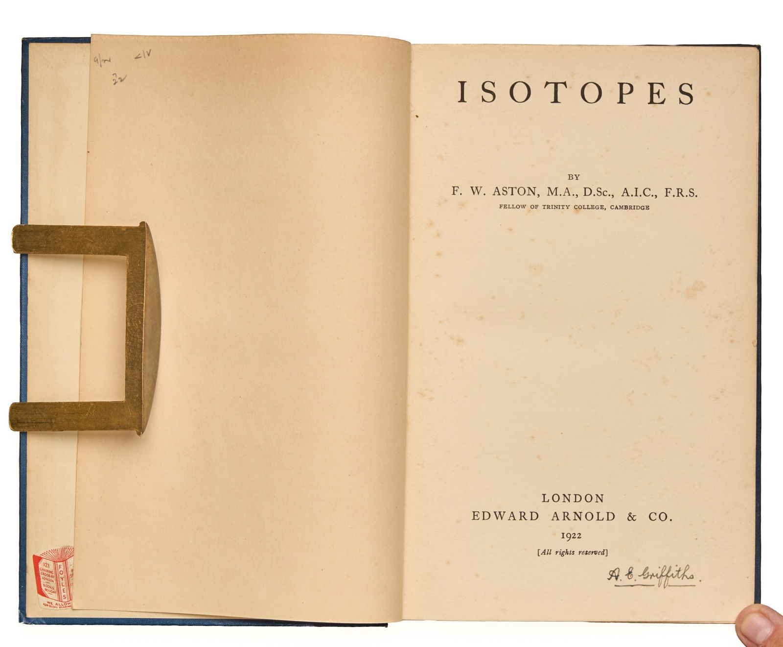 ASTON, Francis W. (1 of 10)