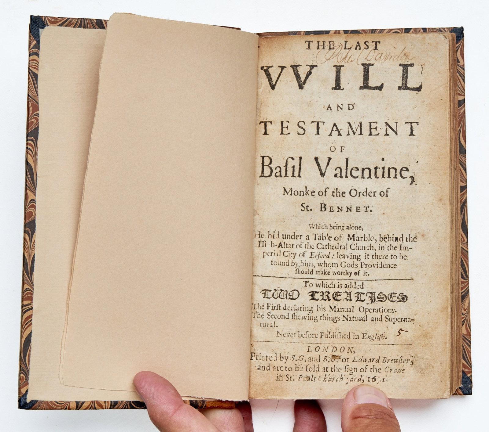 BASIL VALENTINE (Johann Thölde) (1 of 10)