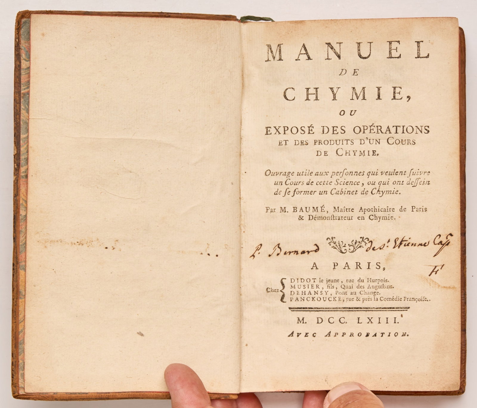 BAUMÉ, (Antoine) (1 of 9)