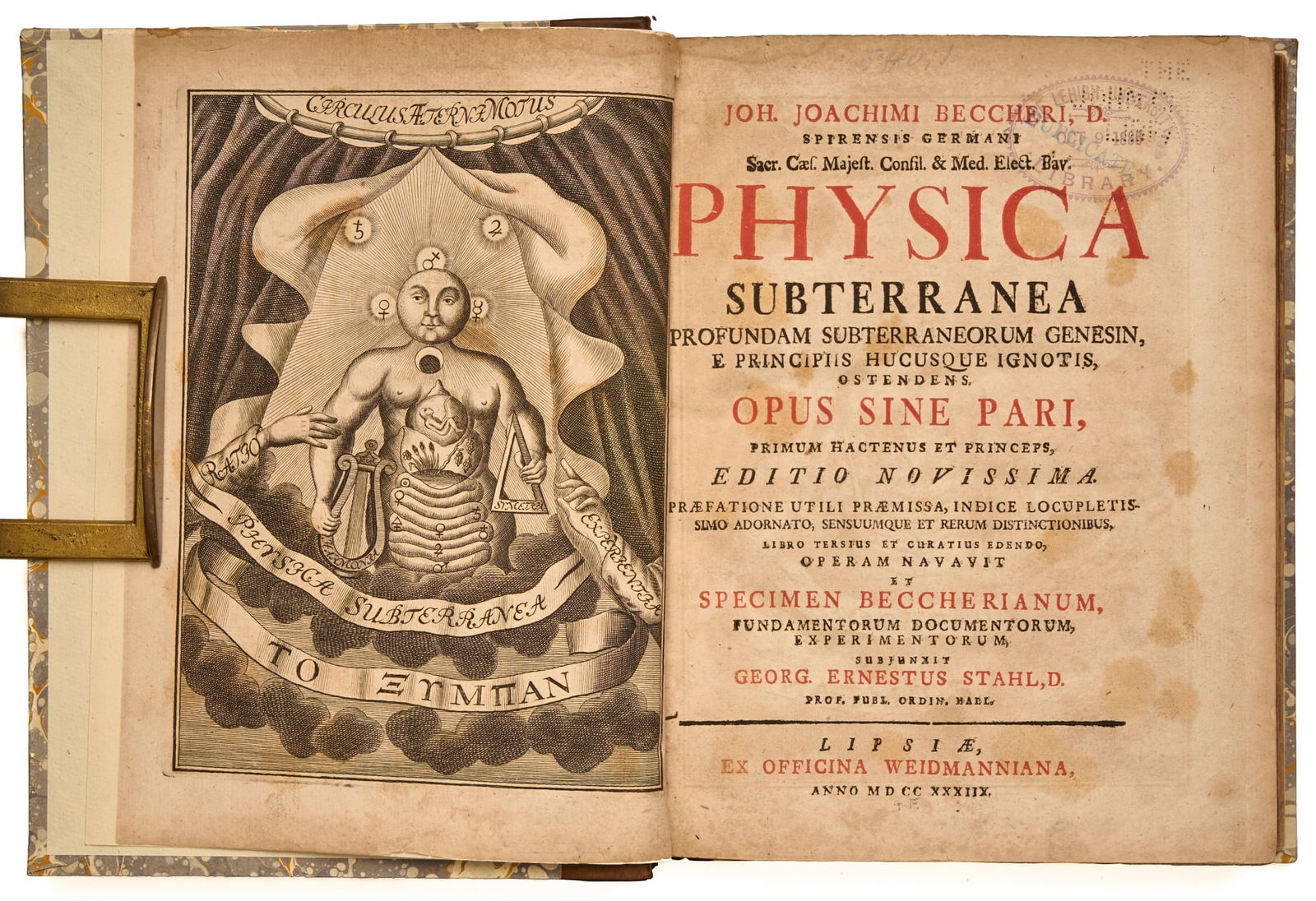 BECHER, Johann Joachim (STAHL, G.E.) (1 of 11)