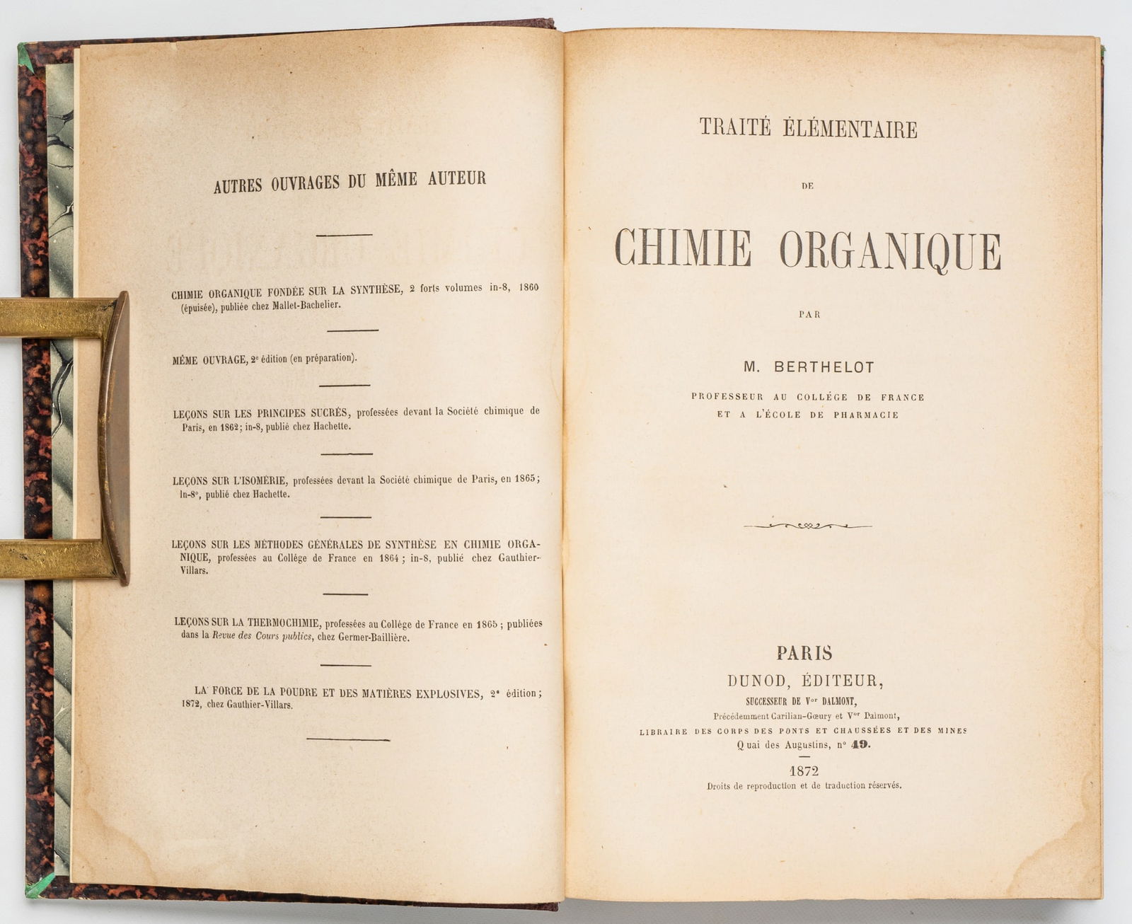 BERTHELOT, M. (Marcelin) (1 of 11)