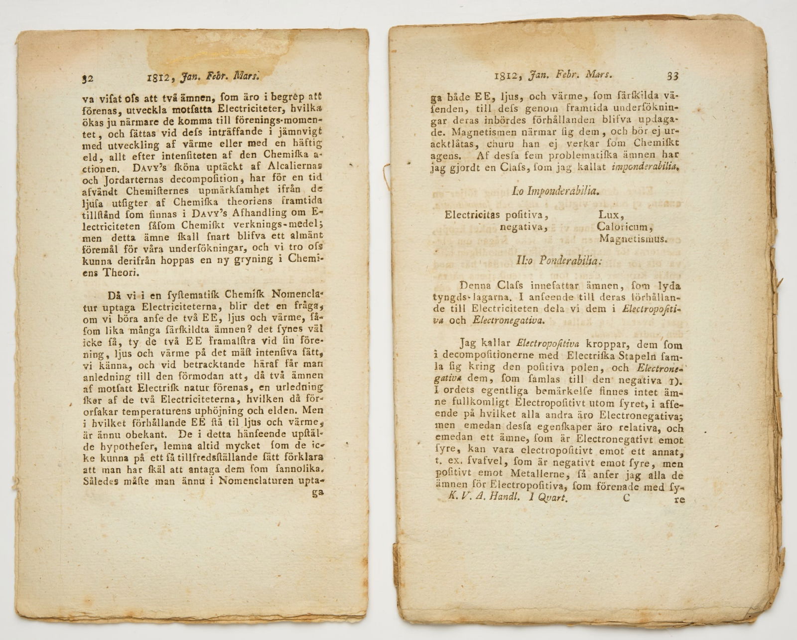 BERZELIUS, J. (Jons Jacob) (1 of 5)