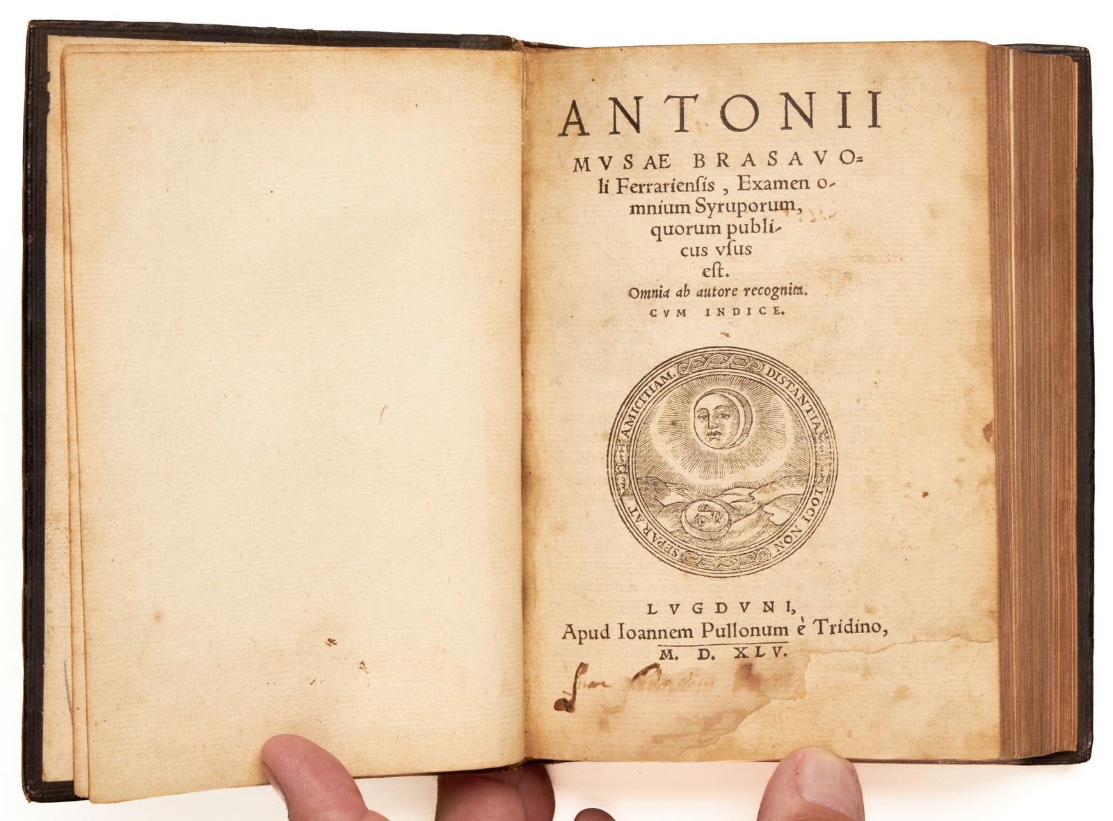 BRASAVOLA, Antonio Musa (Ferrariensis i.e. Ferrara) (1 of 9)