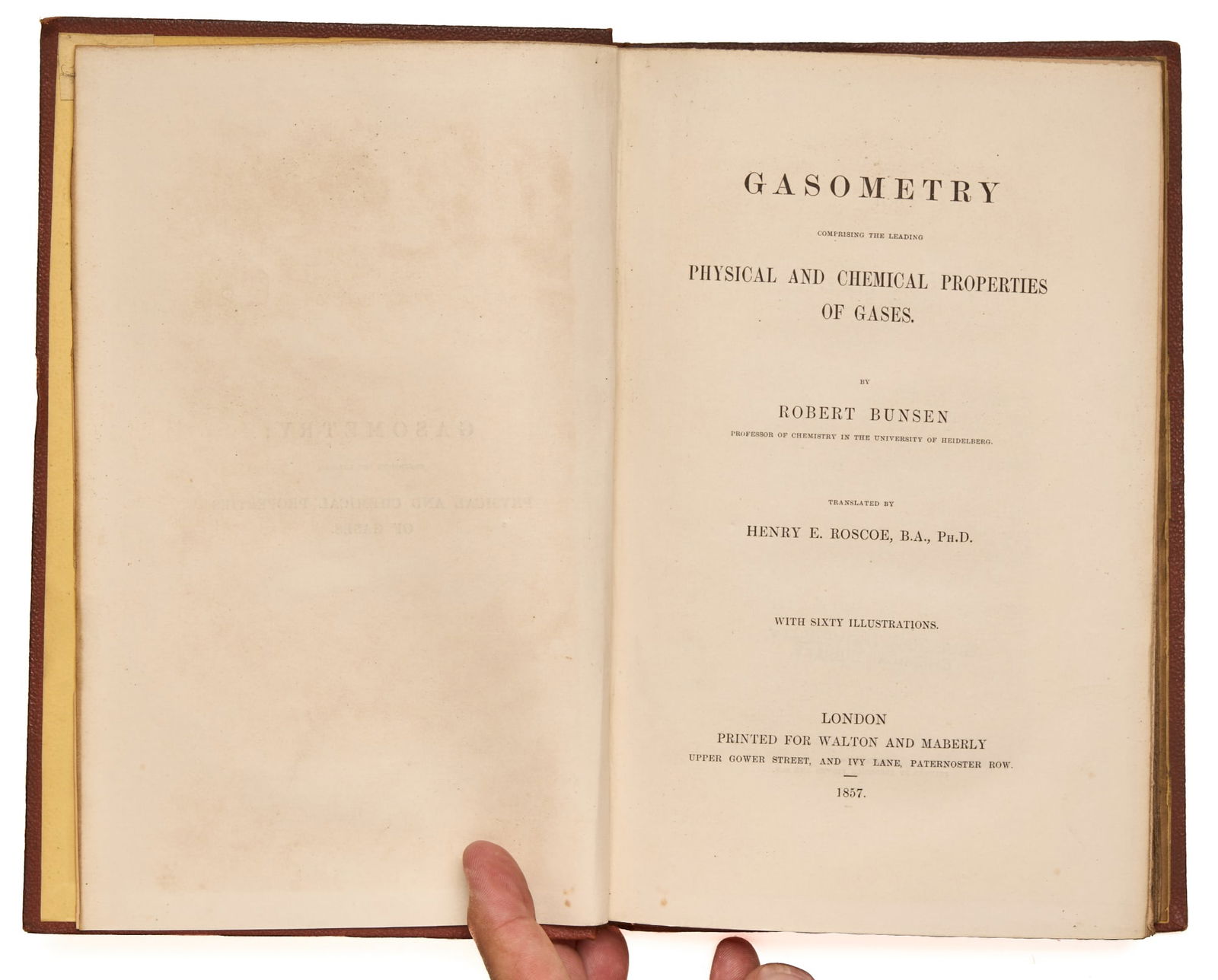 BUNSEN, Robert (1 of 12)