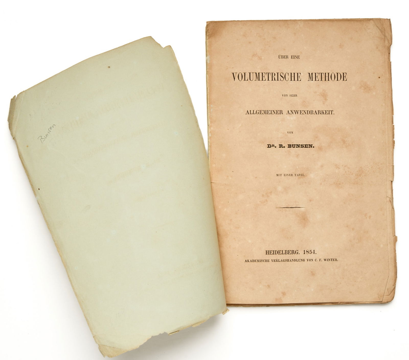 BUNSEN, Robert W. (1 of 9)