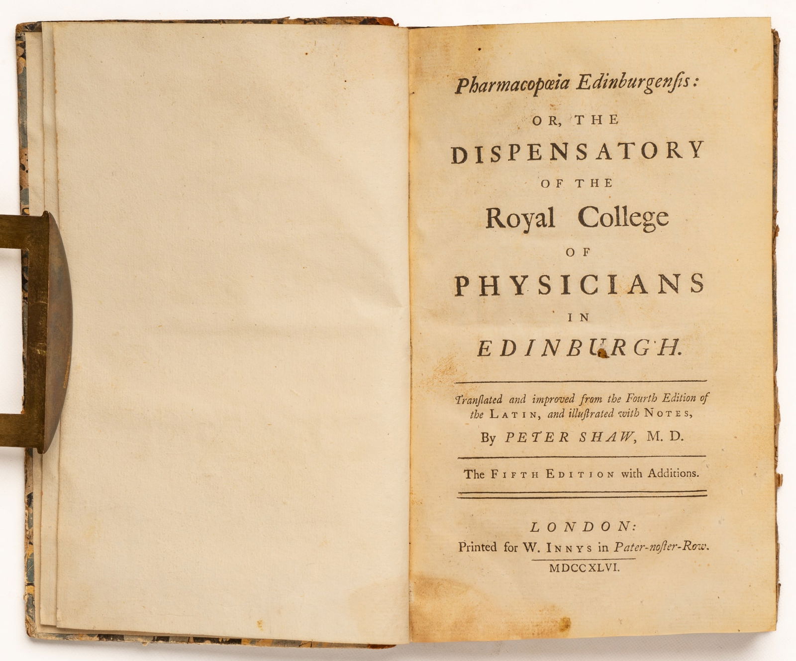 EDINBURGH: The Dispensatory of The Royal College of Physicians in Edinburgh, Translated from the (1 of 10)