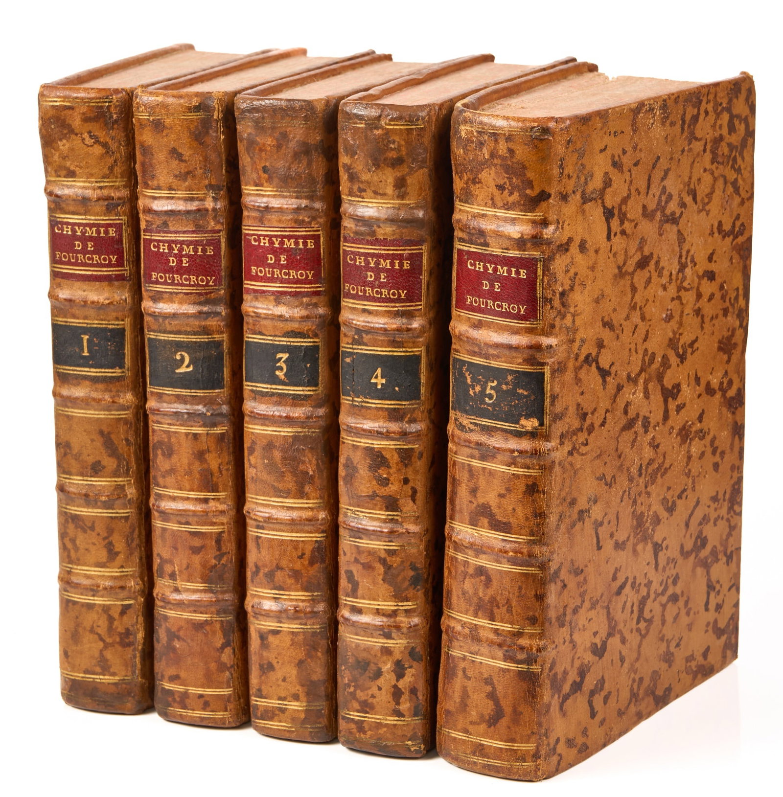 FOURCROY, Antoine François de: FOURCROY, Antoine François de Élémens d’Histoire Naturelle et de Chimie. Cinquième Édition Paris: Chez Cuchet, L’An II de la République, Une et Indivisible (1