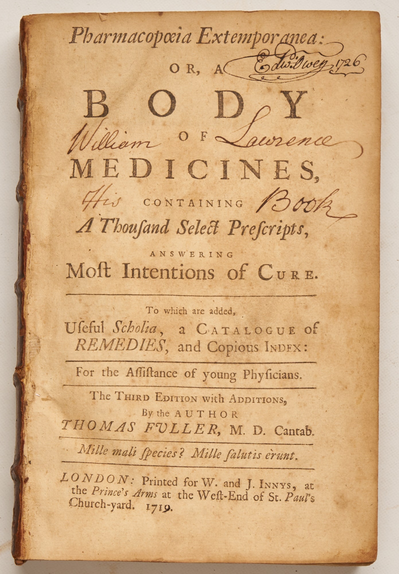 FULLER, Thomas, M.D. (1 of 6)