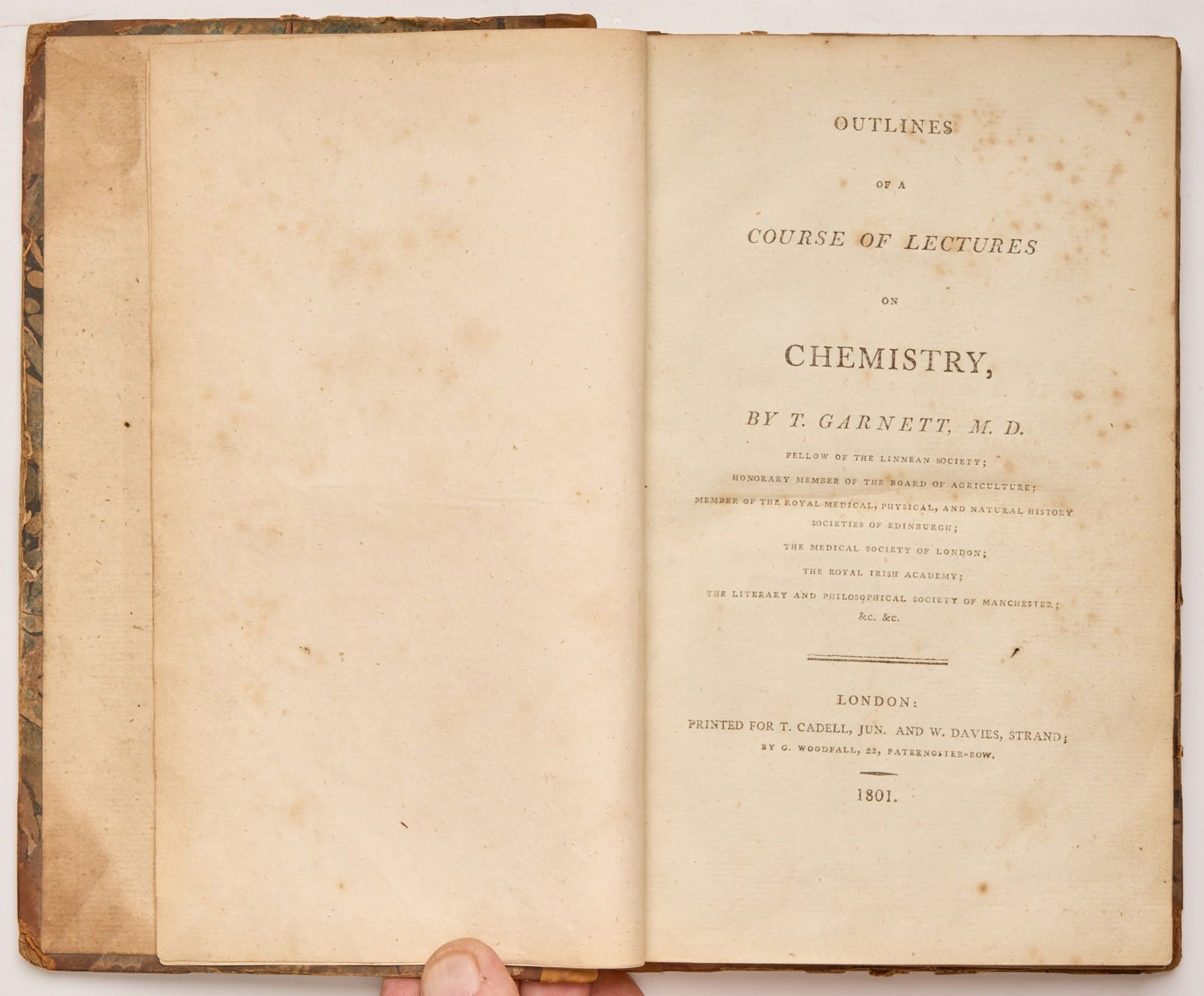 GARNETT, Thomas, M.D. (1 of 6)