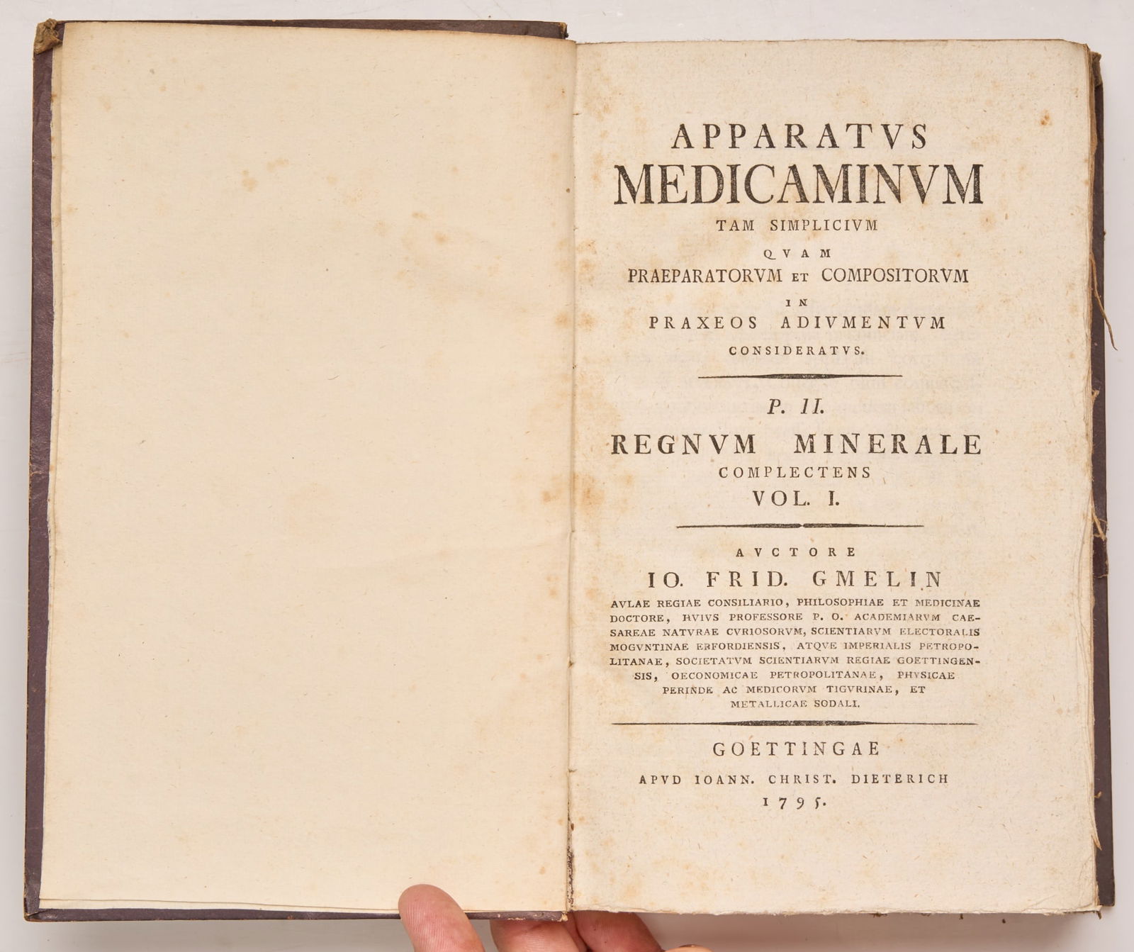 GMELIN, Johann Friedrich (1 of 6)