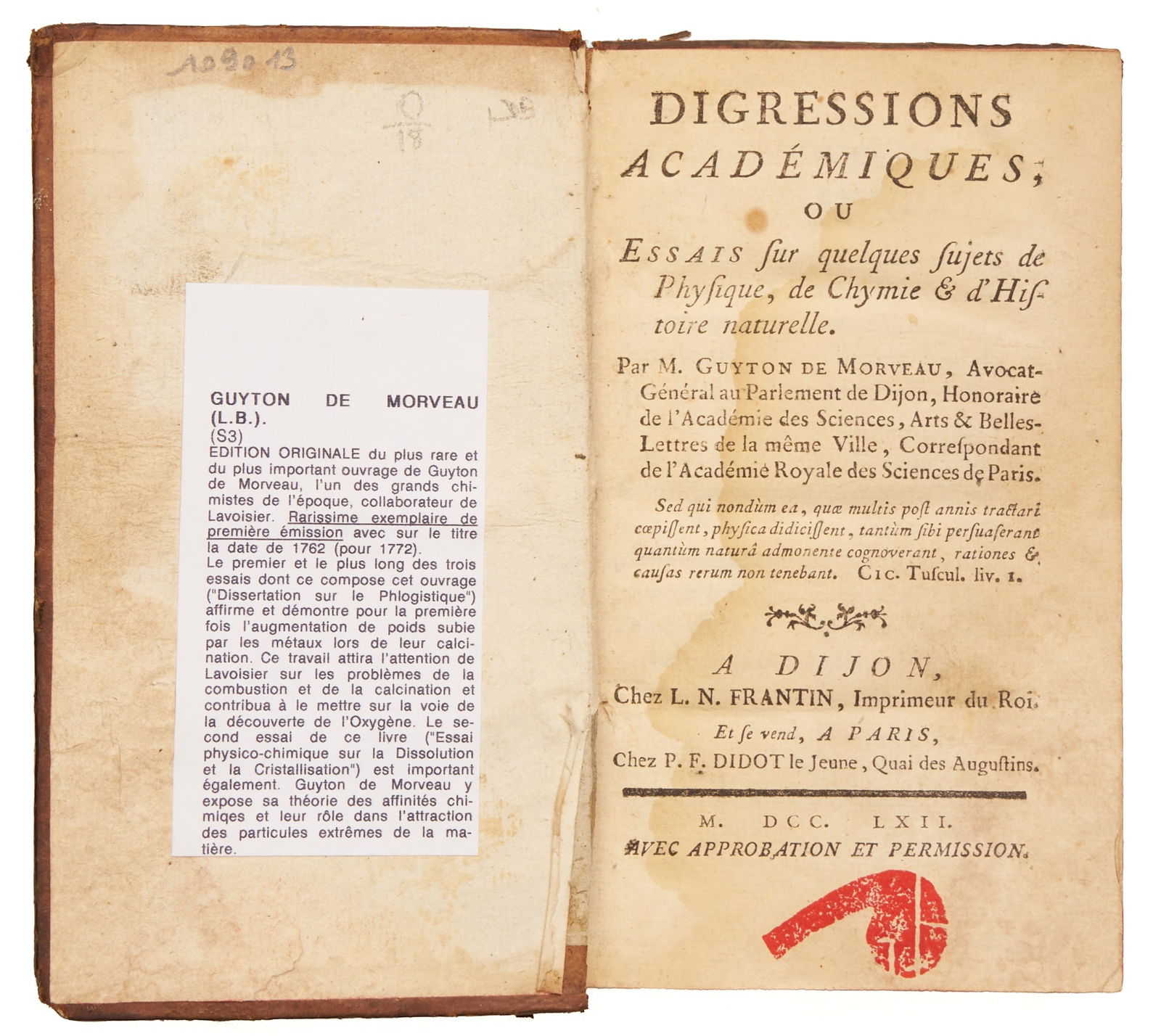 GUYTON DE MORVEAU, Louis Bernard (1 of 7)