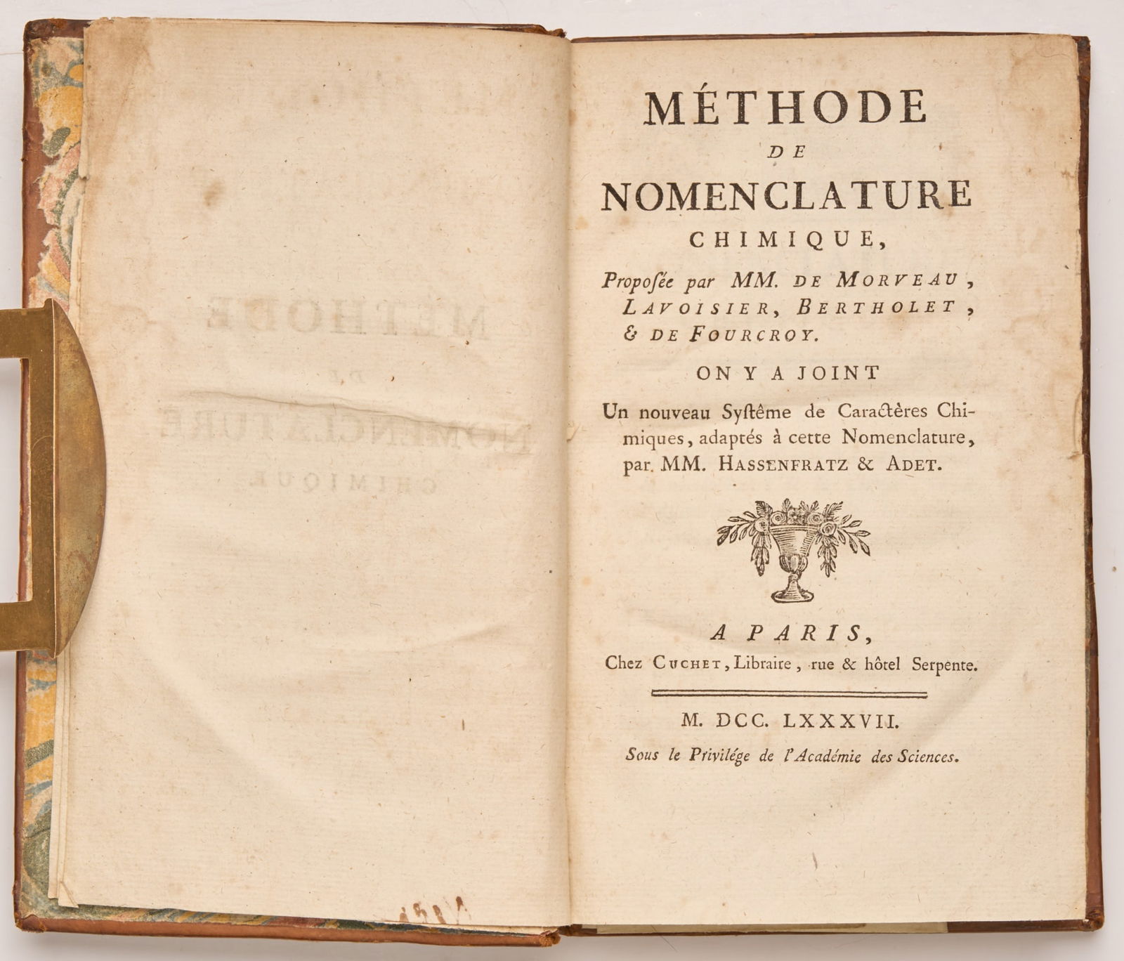 GUYTON DE MORVEAU, Louis Bernard, LAVOISIER, Antoine-Laurent, BERTHOLLET, Claude Louis, and (1 of 12)