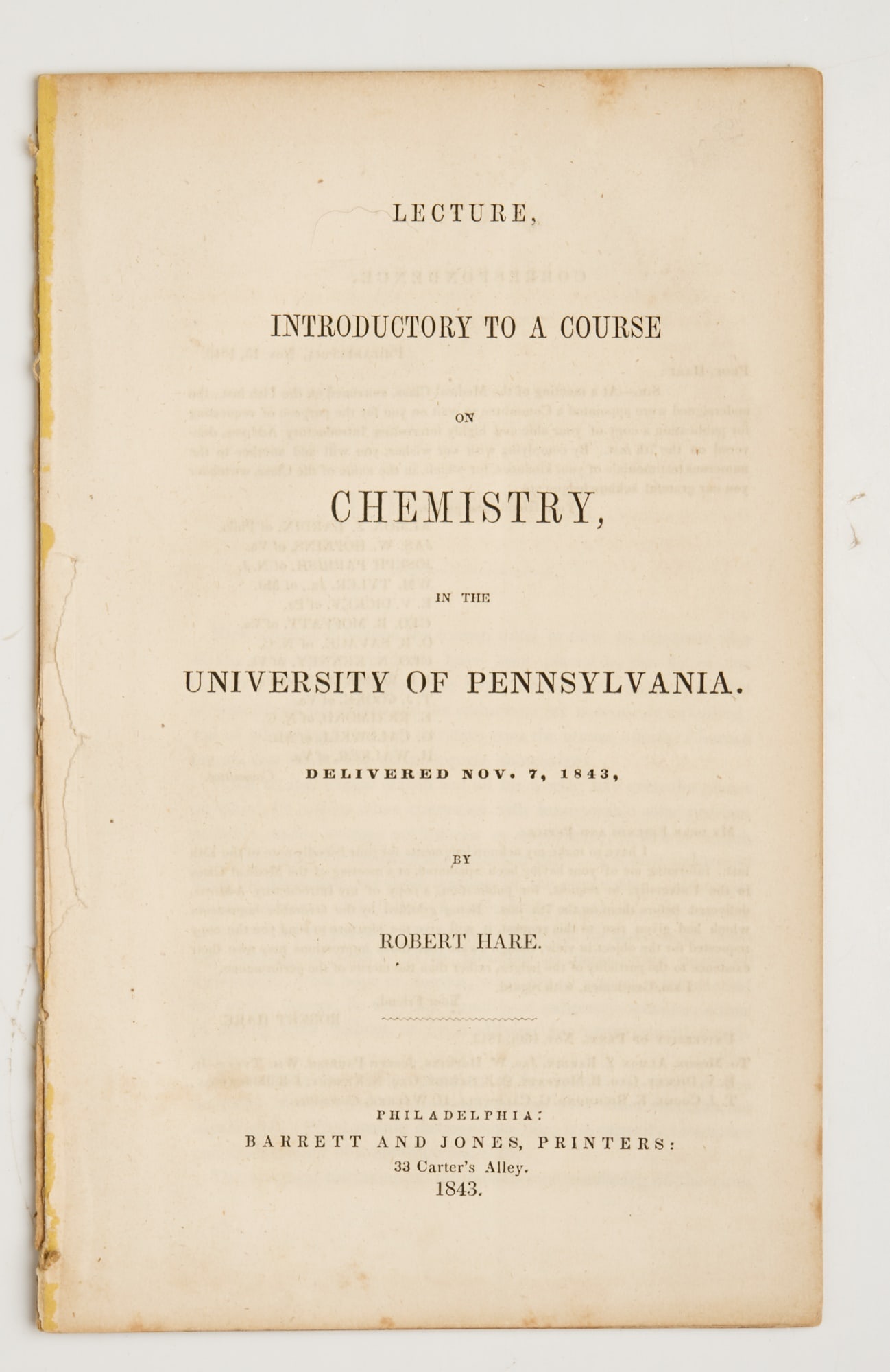 HARE, Robert (1 of 6)