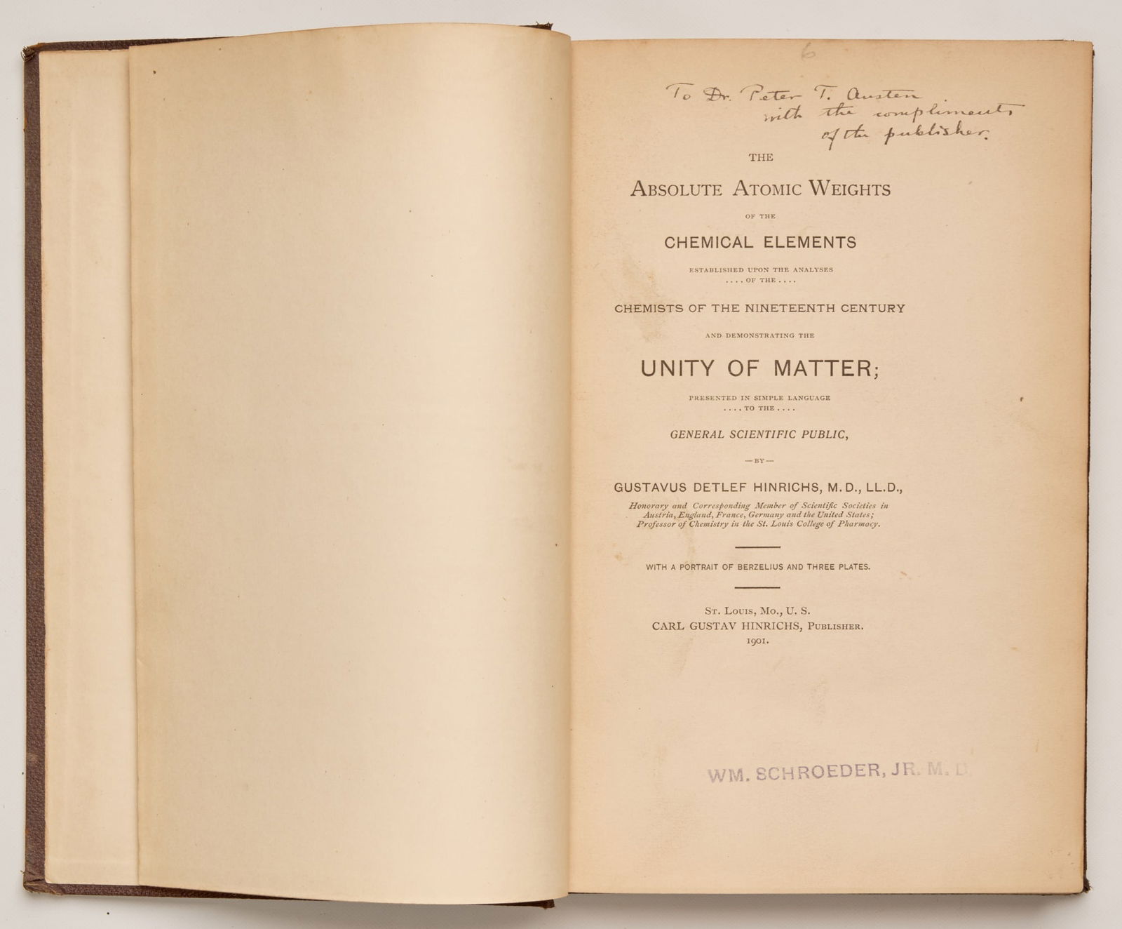 HINRICHS, Gustavus Detlef (1 of 7)