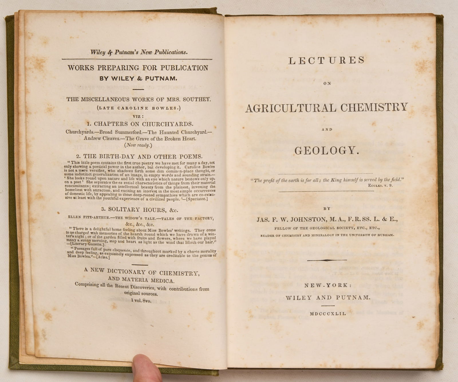 JOHNSTON, James F.W. (1 of 9)