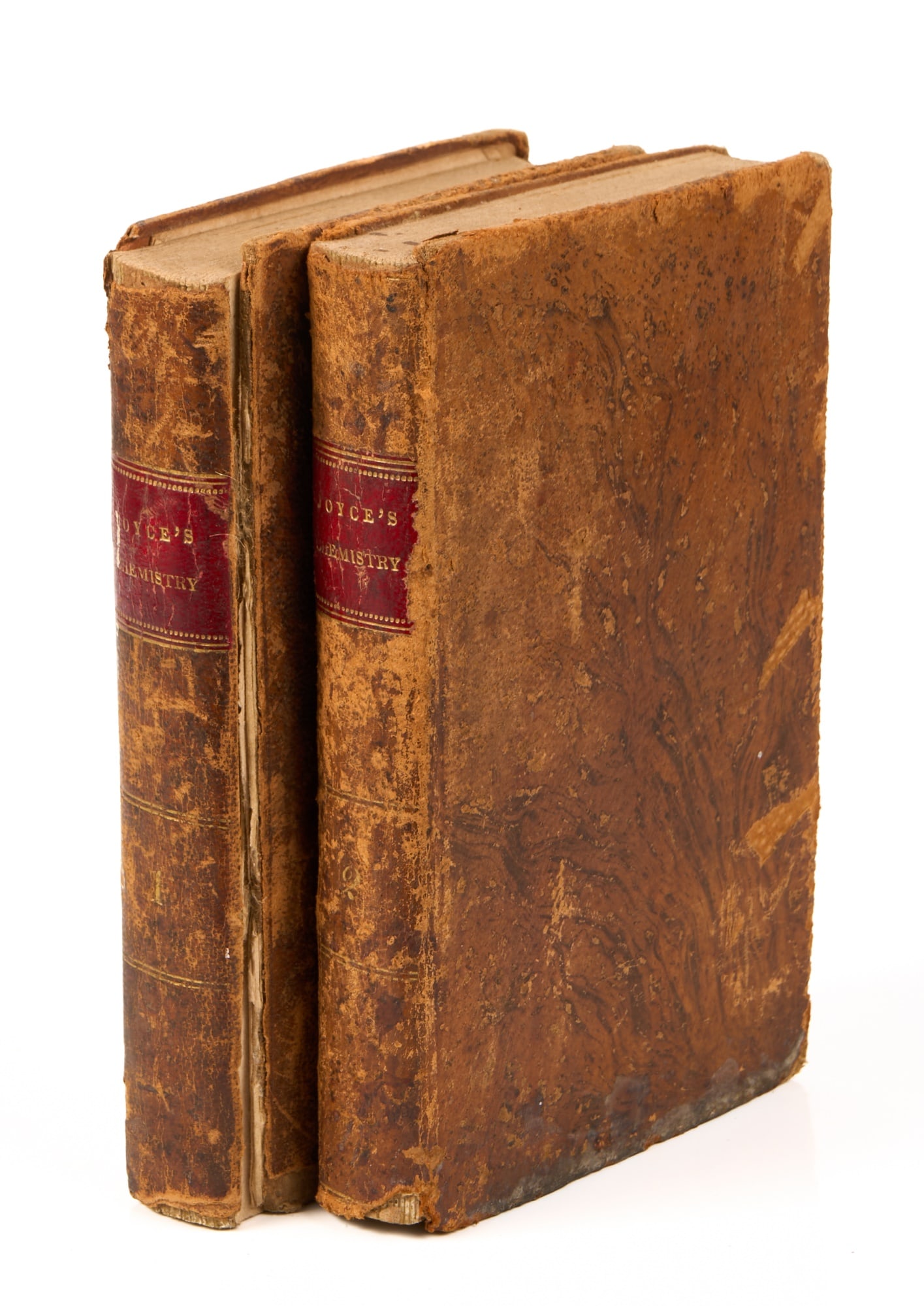 JOYCE, Rev. J.: JOYCE, Rev. J. Dialogues in Chemistry Intended for the Instruction and Entertainment of Young People (From Third London Edn) 2 Vols, 12 mo (or sm. 8 vo) New York: James Eastburn and Co., 1818 Cont. tr