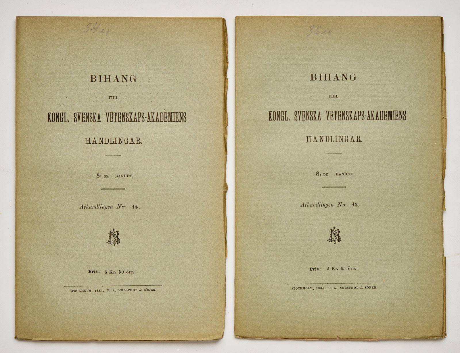 ARRHENIUS, Svante (1 of 11)