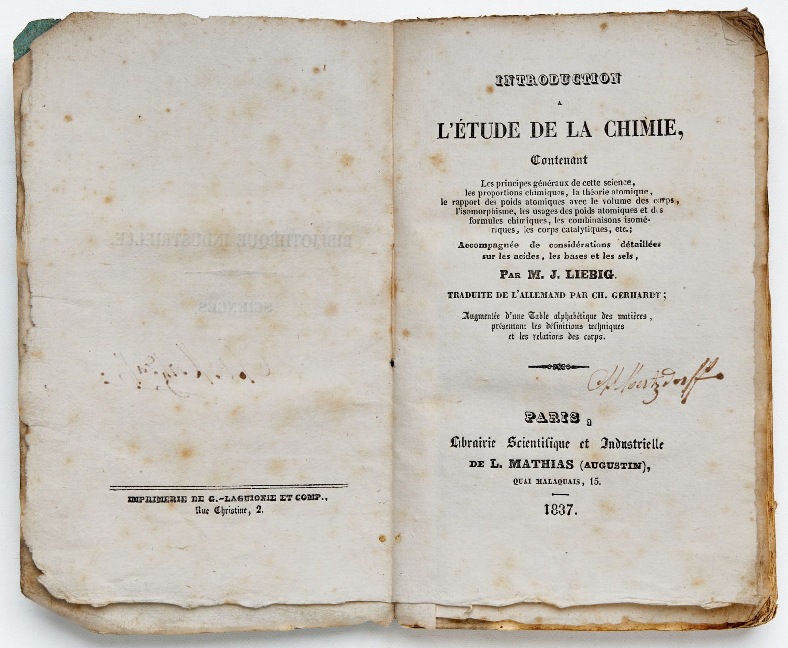 LIEBIG, Justus (1 of 8)