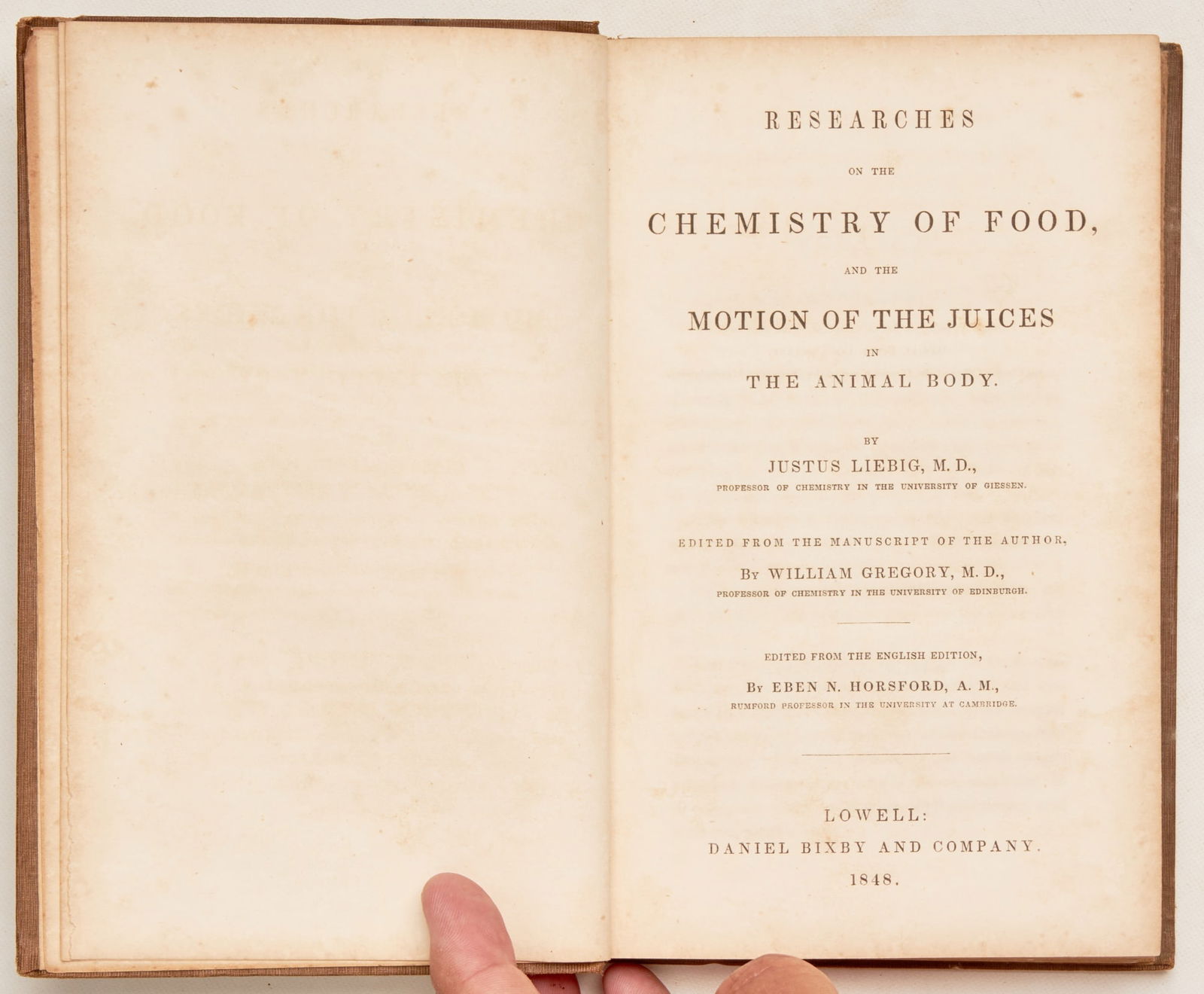 LIEBIG, Justus (1 of 9)