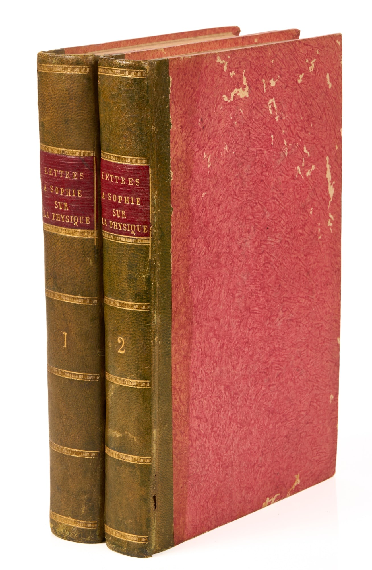 MARTIN (Louis Aimé): Lettres à Sophie sur la Physique, la Chimie et l’Histoire Naturelle, avec des notes par M. PatrinSeconde Édition corrigée et augmentéeParis: Chez H. Nicolle, 18118vo (2 Vols)