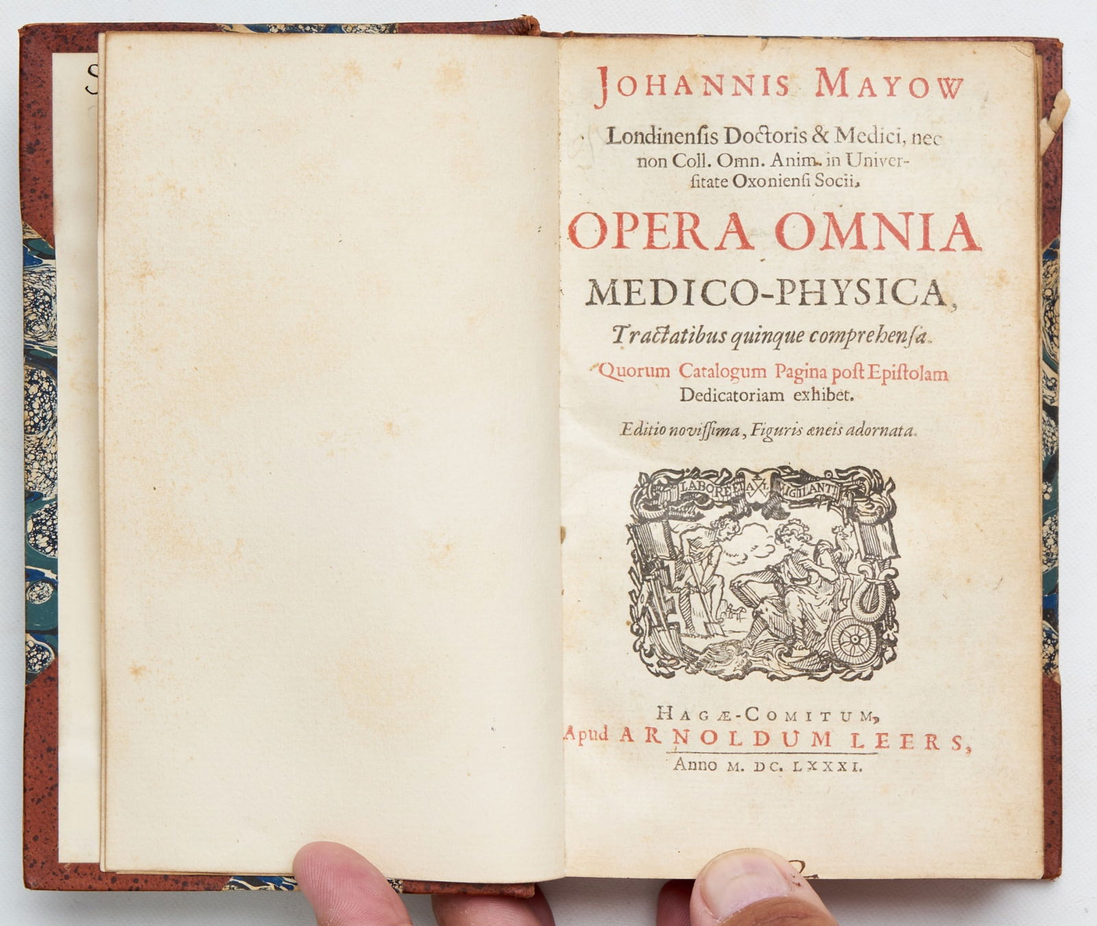 MAYOW, Johannis (1 of 9)