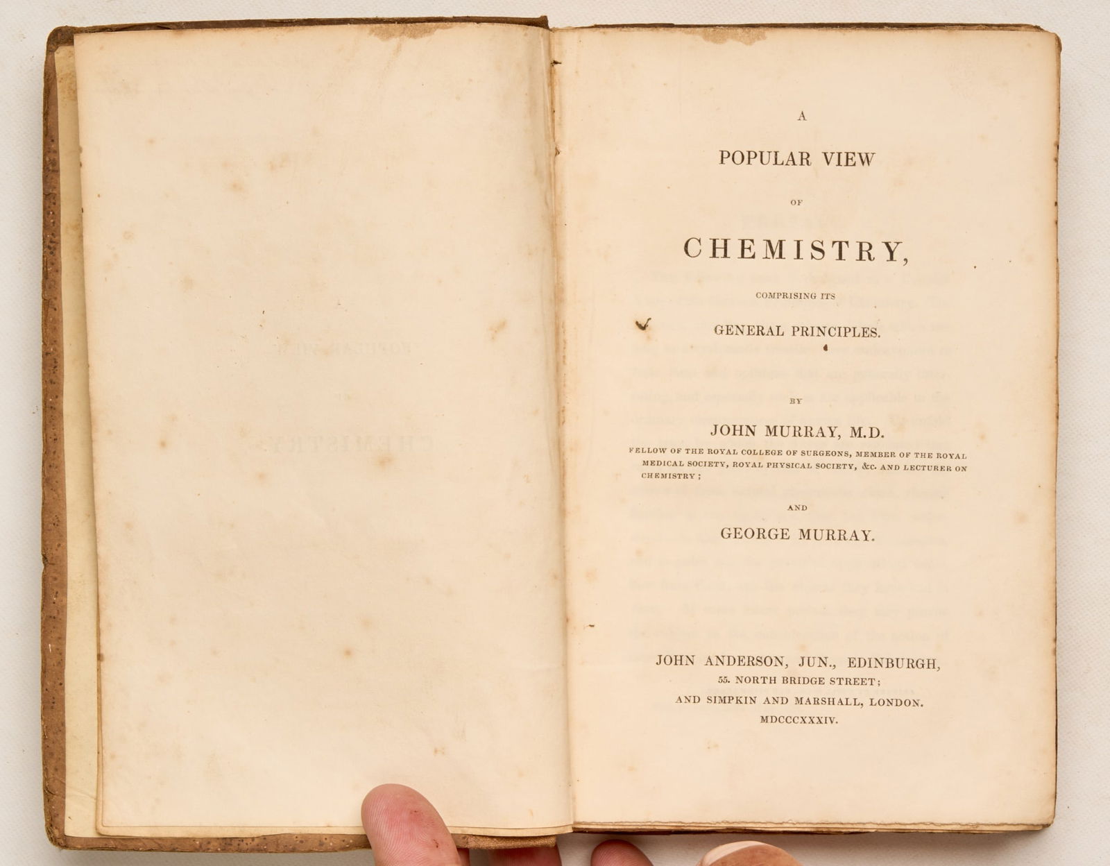 MURRAY, John, M.D. and MURRAY, George (1 of 9)