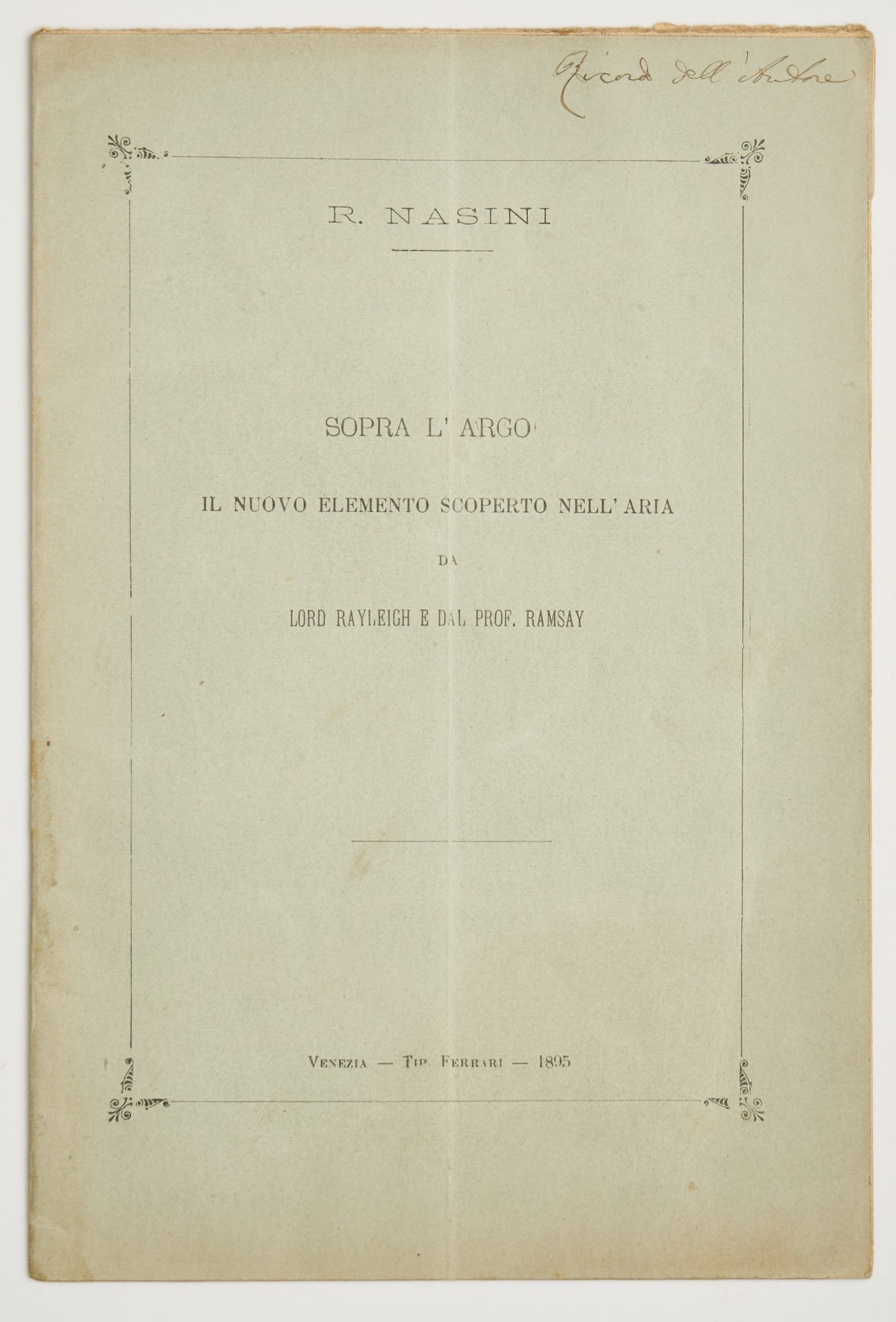 NASINI, Raffaello (1 of 5)