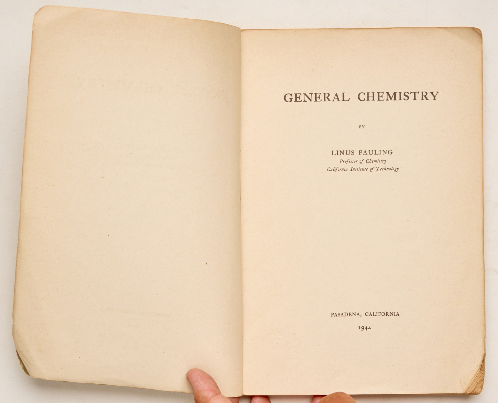 PAULING, Linus (1 of 8)