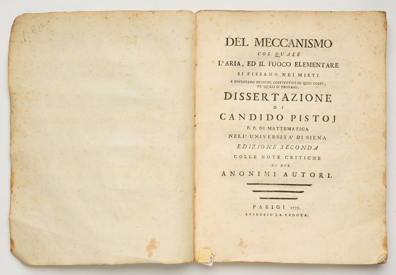 PISTOJ, Candido (1 of 7)