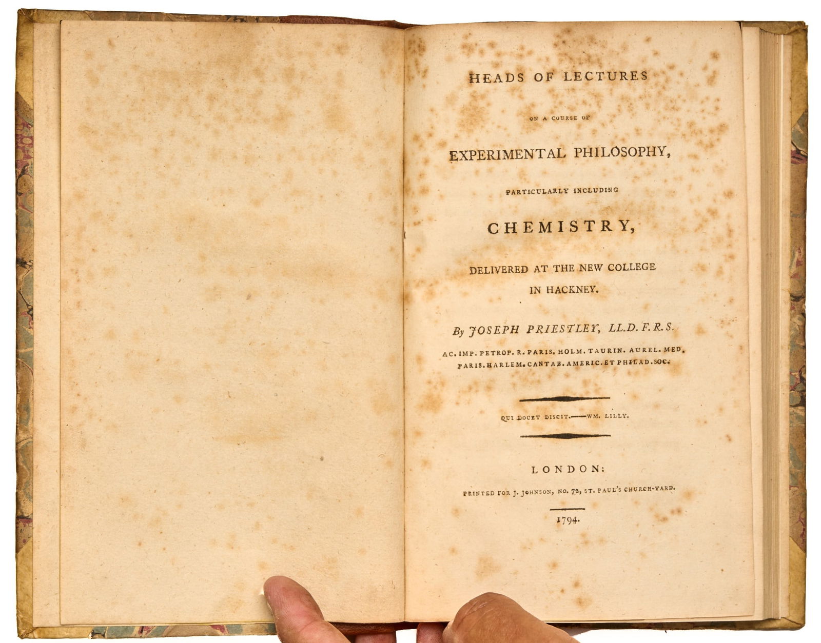 PRIESTLEY, Joseph (1 of 8)