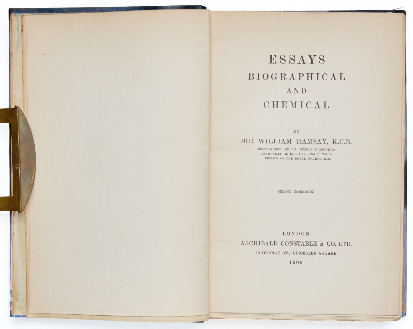 RAMSAY, Sir William (1 of 7)