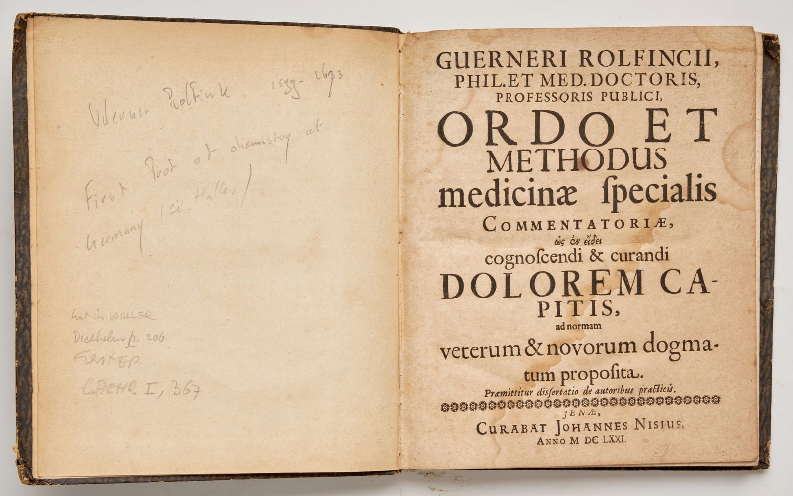 ROLFINCK, Werner (1 of 6)