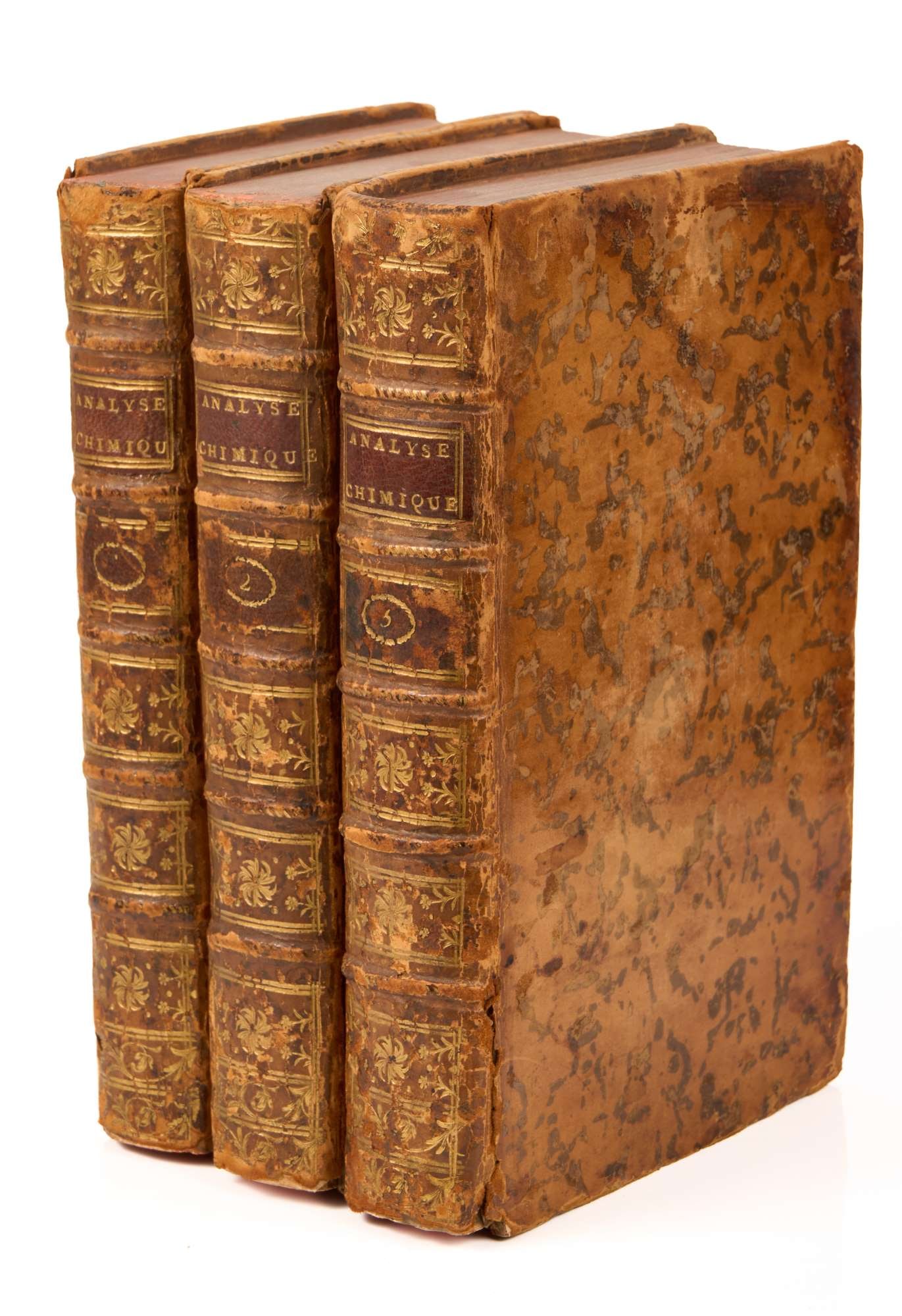 SAGE, Balthazar Georges: Analyse Chimique et Concordances des Trois Regnes Paris: L'Imprimerie Royale, 1786 Bound with: Supplement a la Description Methodique du Cabinet de l'Ecole Royale des Mines Paris: l'Imprimerie Royale,