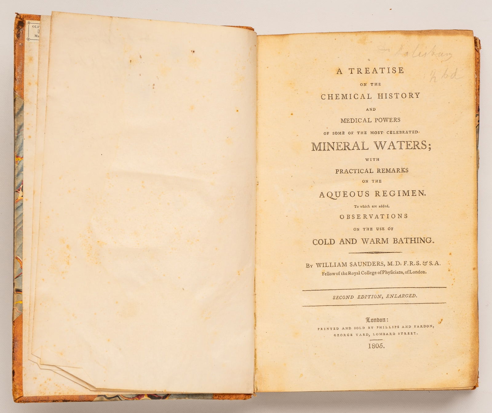 SAUNDERS, William, M.D., F.R.S. & S.A. (1 of 12)