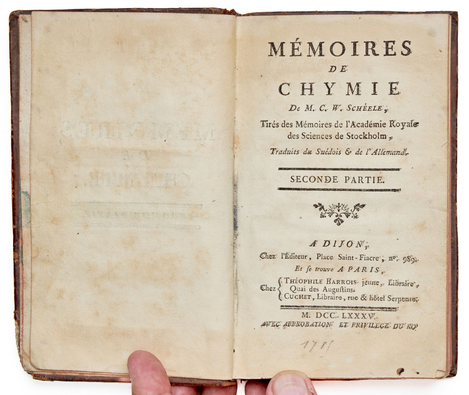 SCHEELE, Carl Wilhelm (1 of 7)