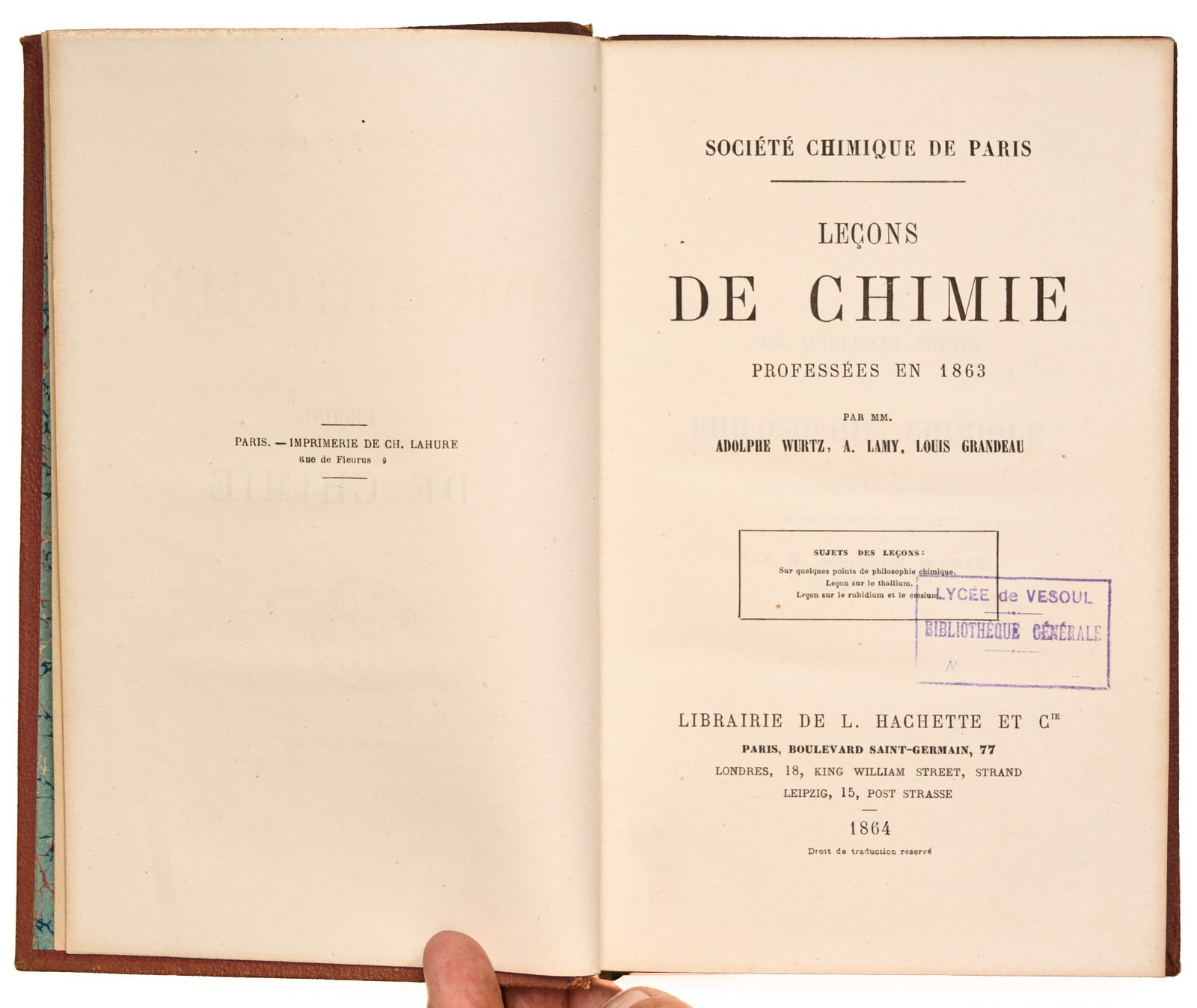 SOCIÉTÉ CHIMIQUE DE PARIS (1 of 7)