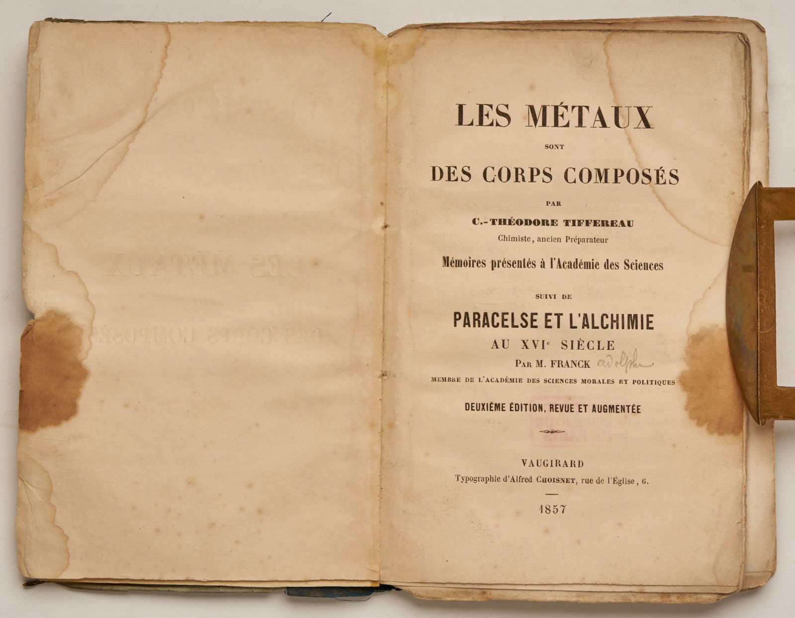 TIFFEREAU, C.-Theodore (Cyprien Thèodore) (1819-after 1898) (1 of 6)