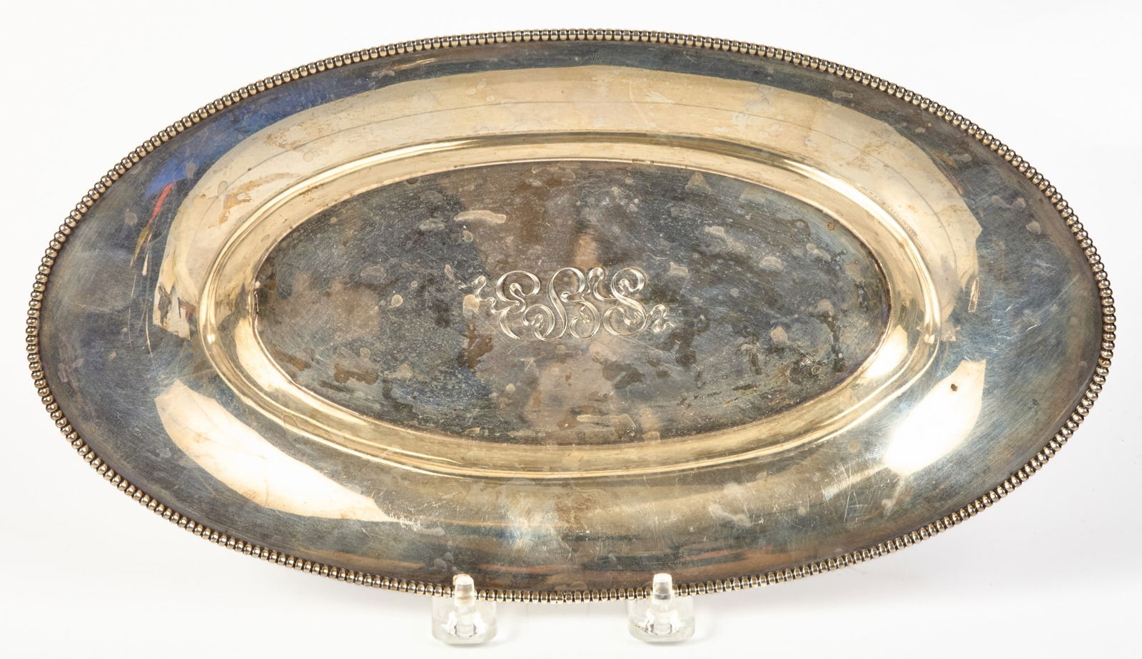 R. WALLACE & SONS STERLING DISHED PLATE (1 of 6)