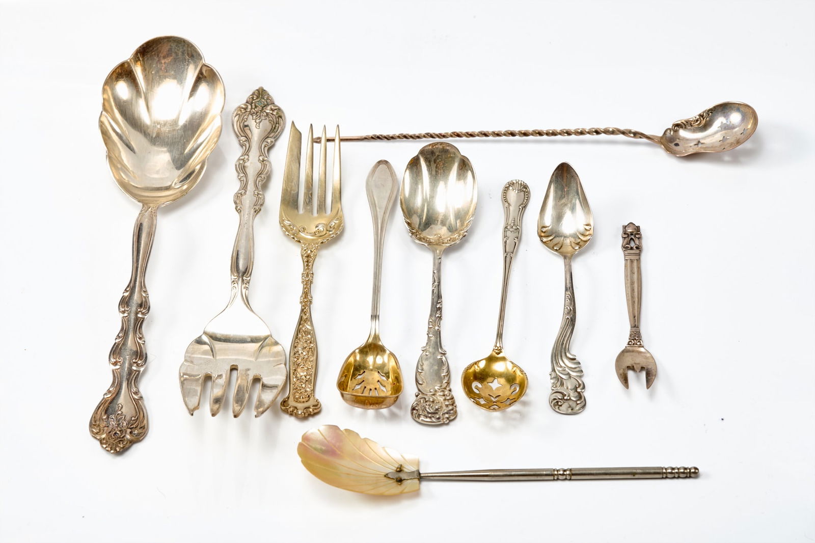 INTERESTING ASSORTMENT OF STERLING SILVER (1 of 10)