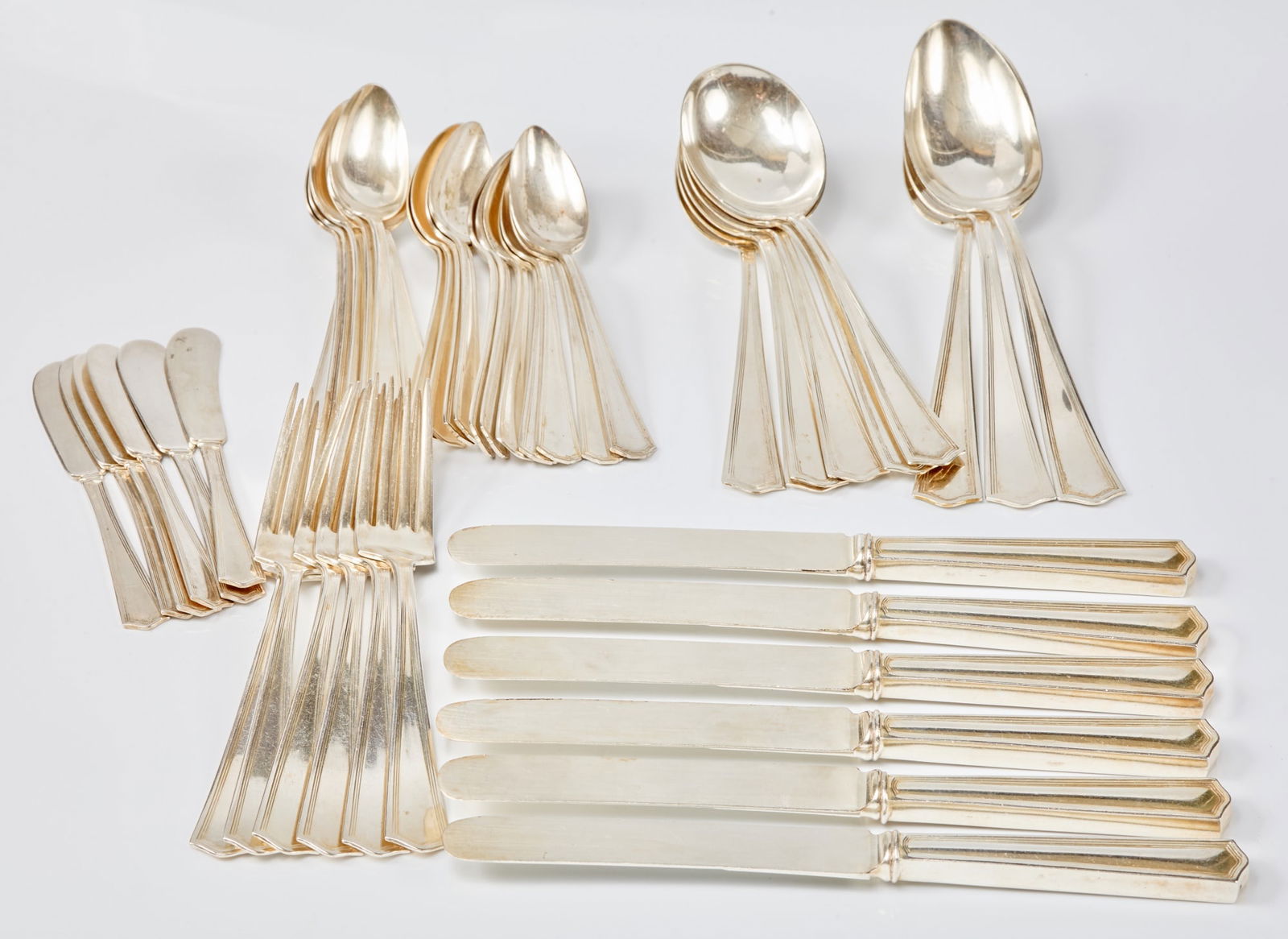 JOSEPH SEYMOUR STERLING SILVER FLATWARE (1 of 6)