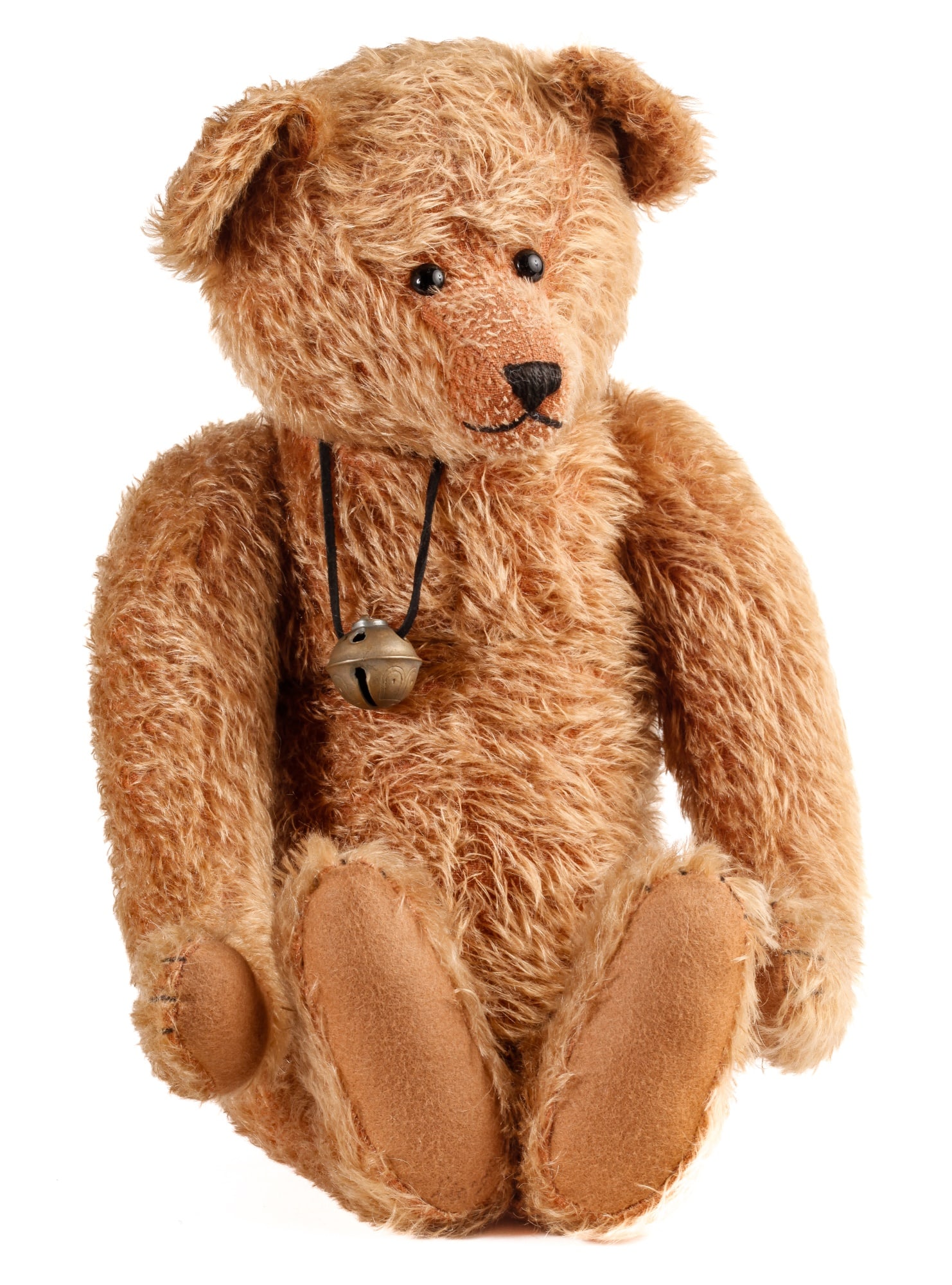 LARGE LIN POSABLE MOHAIR TEDDY BEAR dated 2000 (1 of 10)