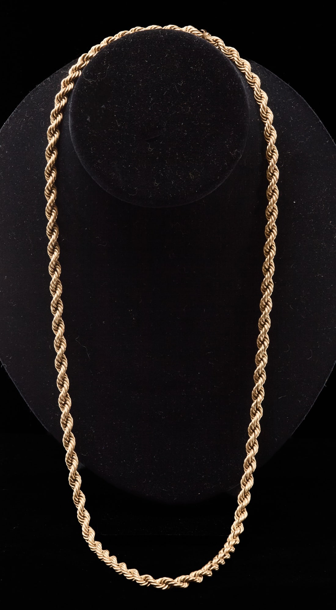 14k GOLD ROPE CHAIN NECKLACE (1 of 4)