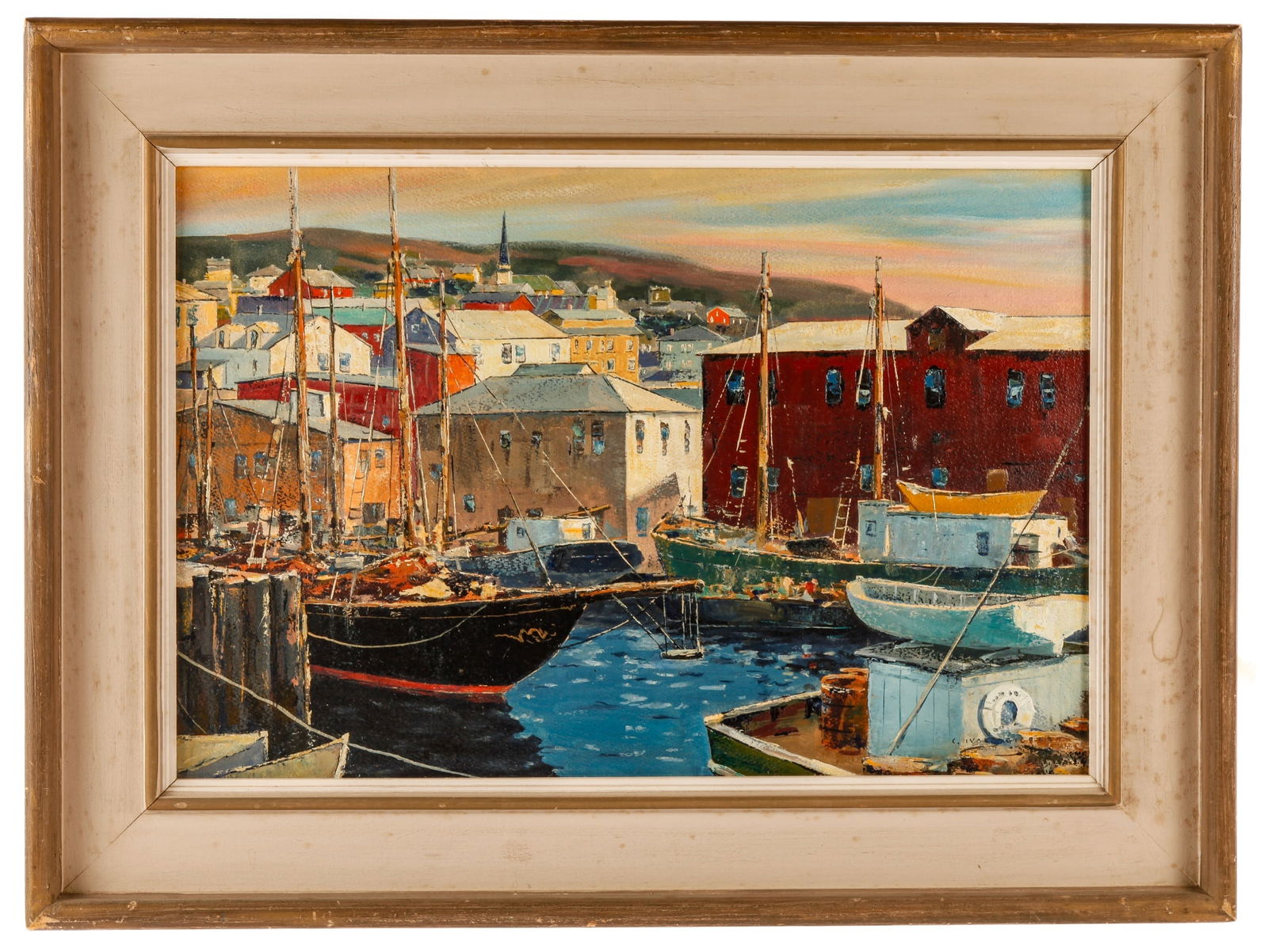 CARL IVAR GILBERT (1882-1959) "Harbor Sundown" (1 of 10)