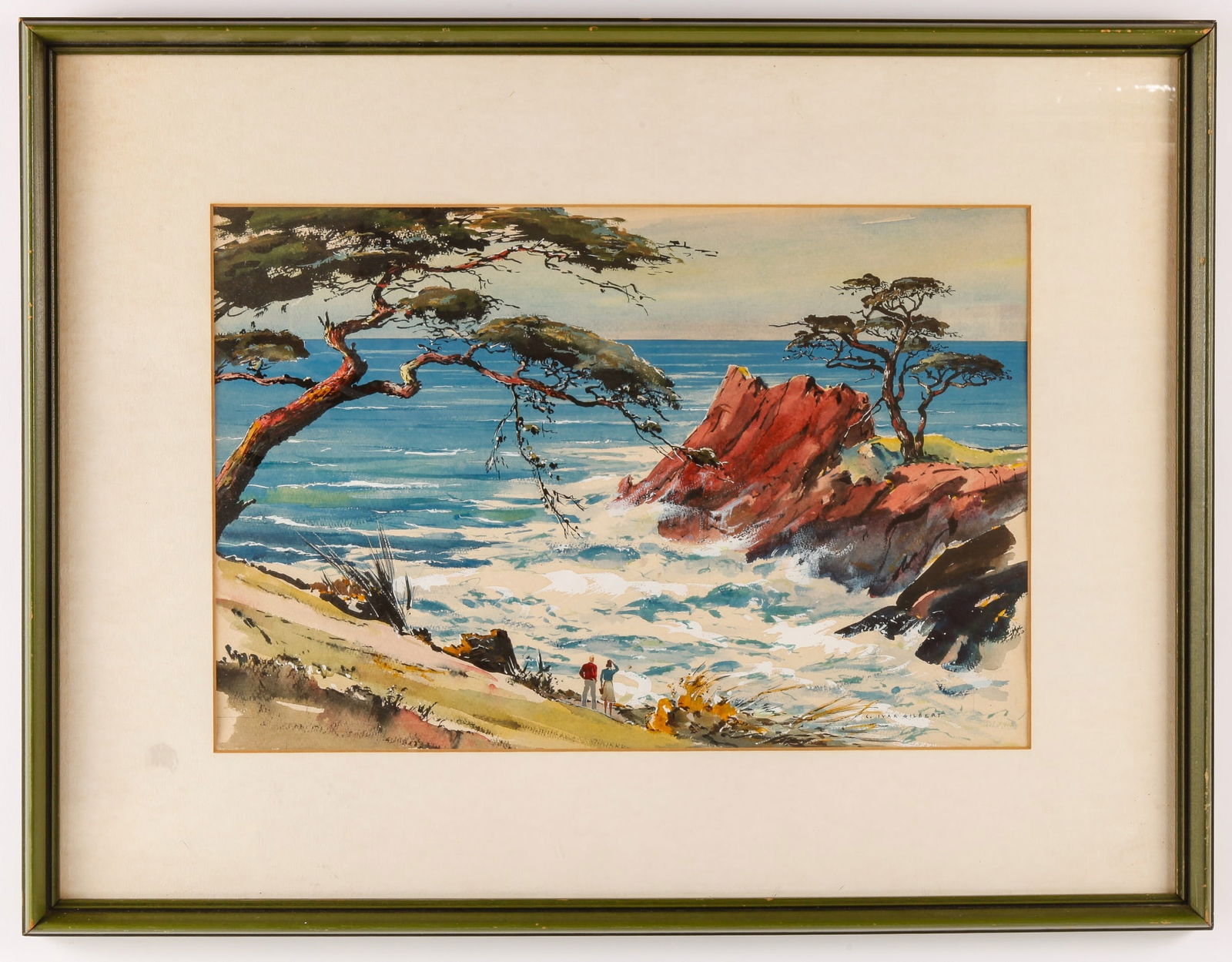 CARL IVAR GILBERT (1882-1959)  Point Lobos Cliffs (1 of 10)