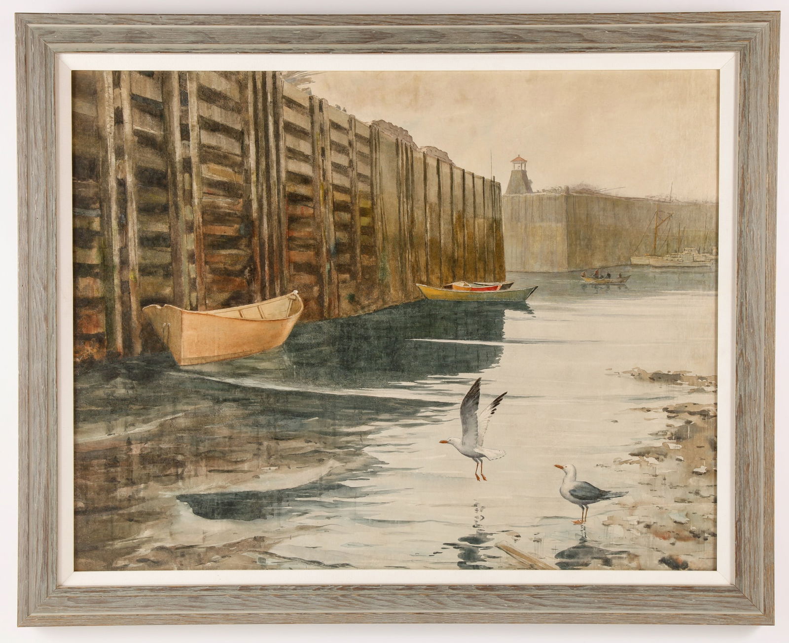CARL IVAR GILBERT (1882-1959) "Empty Harbor" (1 of 11)