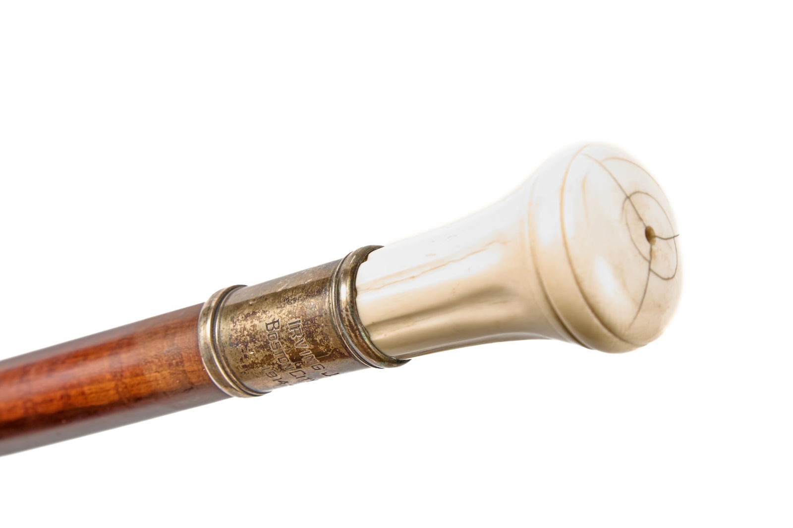 IRVING J. WALKER STERLING PRESENTATION CANE (1 of 3)
