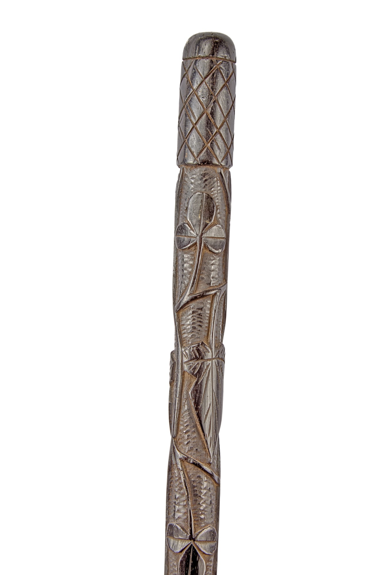 ST. PATRICK INSPIRED EBONY WALKING STICK (1 of 7)