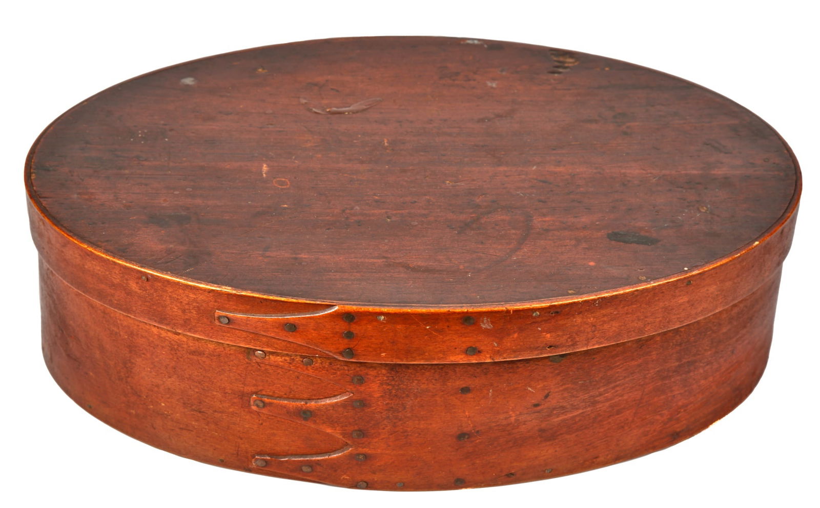 (19th c) SHAKER OVAL PANTRY BOX (1 of 6)