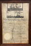 1817 SHIP'S PASSPORT SIGNED by MONROE & ADAMS